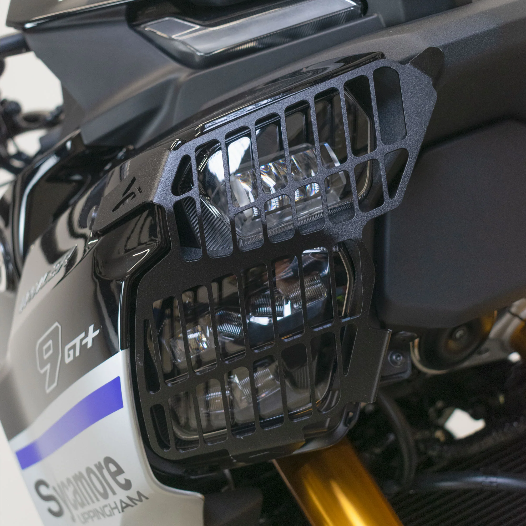 Pyramid Headlight Guards | Matte Black | Yamaha Tracer 9 inc GT 2025>Current - Image 3