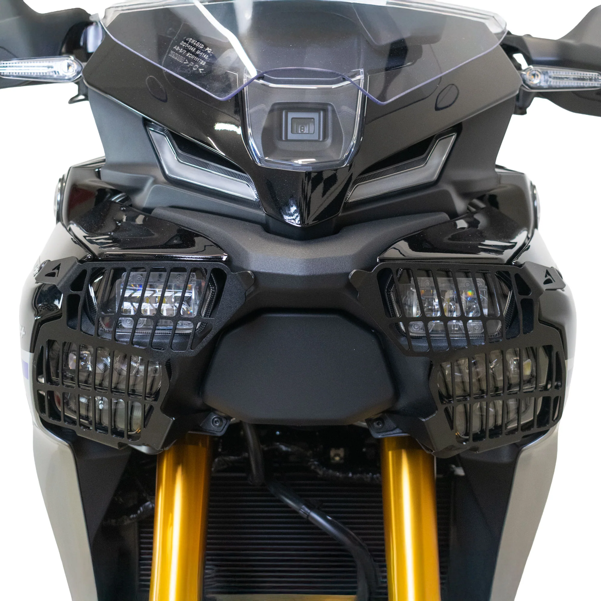 Pyramid Headlight Guards | Matte Black | Yamaha Tracer 9 inc GT 2025>Current - Image 4