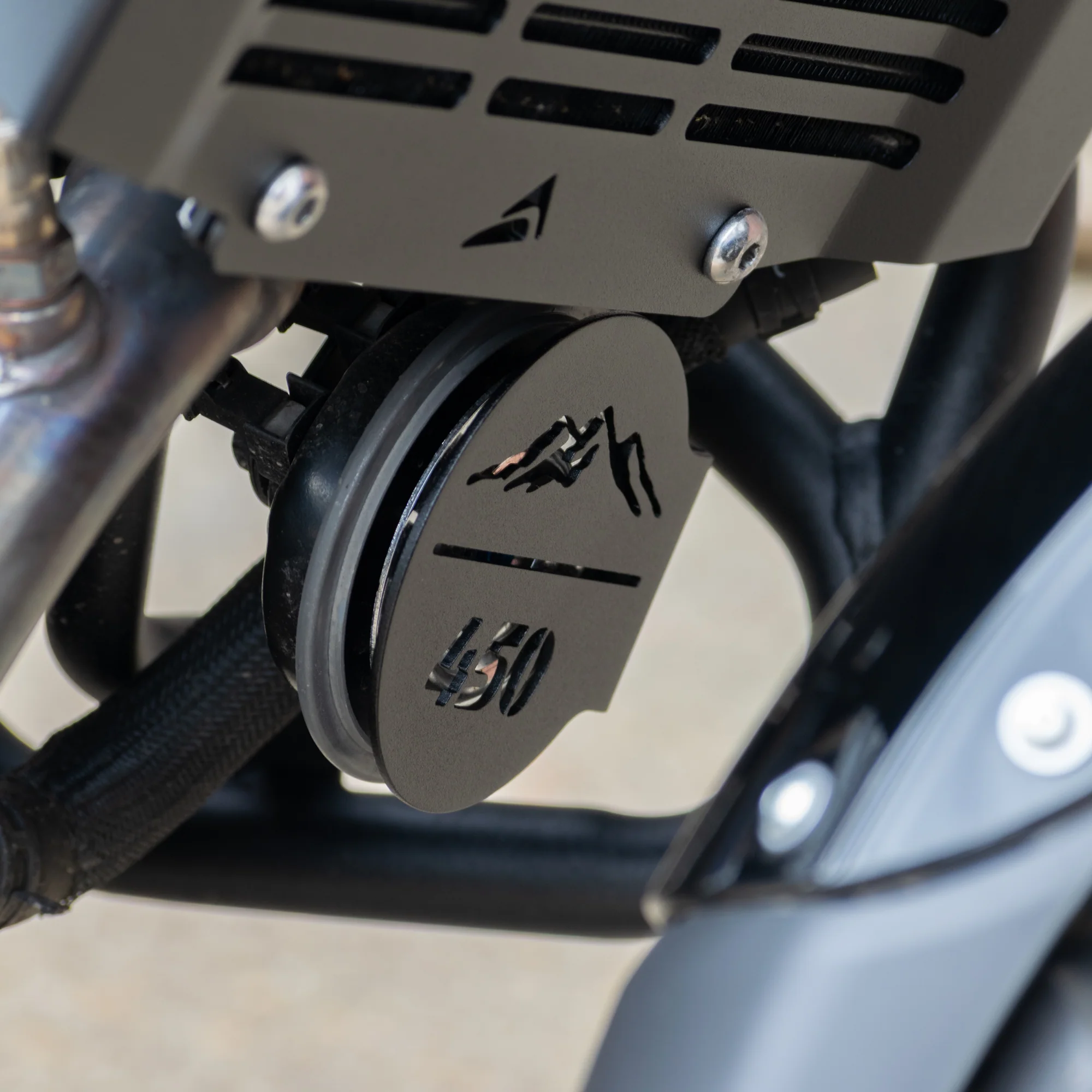 Pyramid Horn Cover | Black | Royal Enfield Guerrilla 450 2024>Current - Image 3