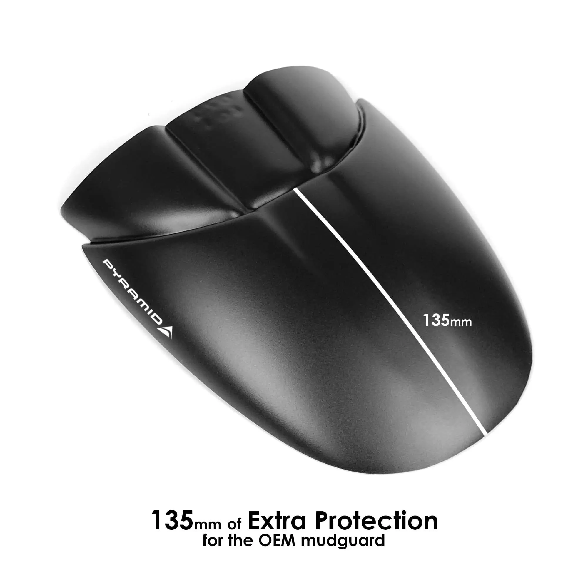 Pyramid Hugger Extension | Matte Black | Benelli TRK 502 2017>2022 - Image 4