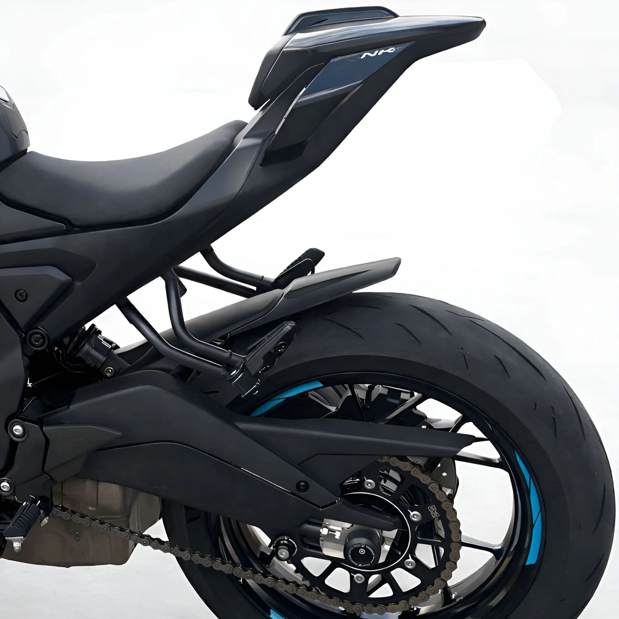 Pyramid Hugger Extension | Matte Black | CFMOTO 675NK 2025>Current - Image 2