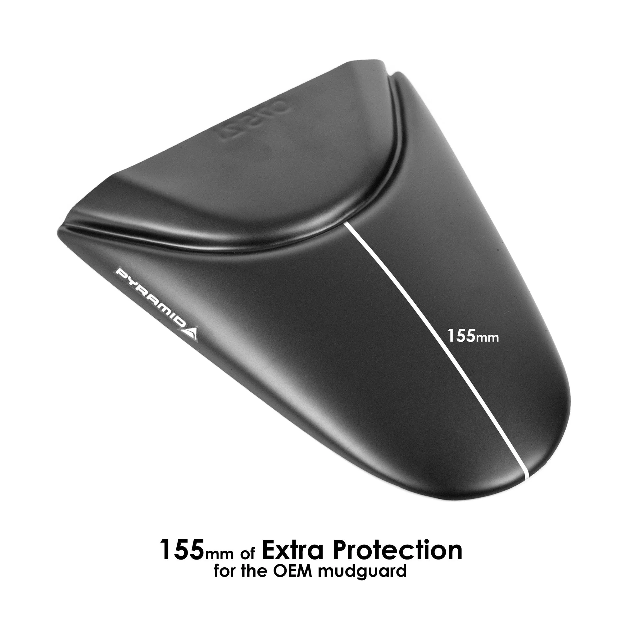 Pyramid Hugger Extension | Matte Black | Ducati Multistrada V4 S Sport 2021>2023 inc - Image 4