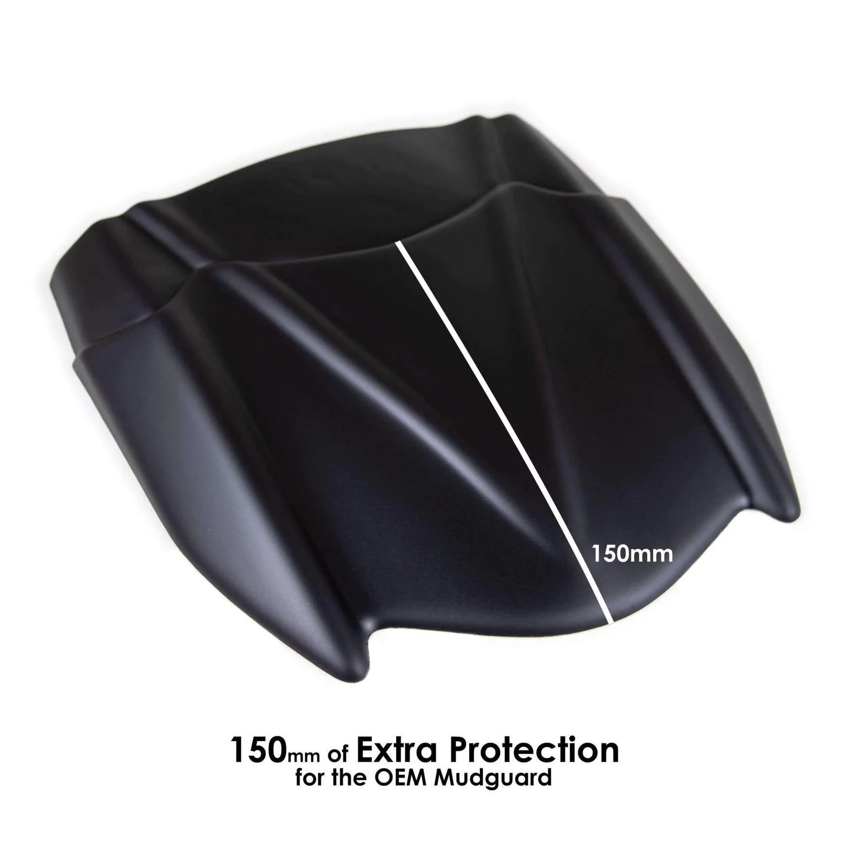 Pyramid Hugger Extension | Matte Black | Kawasaki Z 650 RS 2021>Current - Image 4