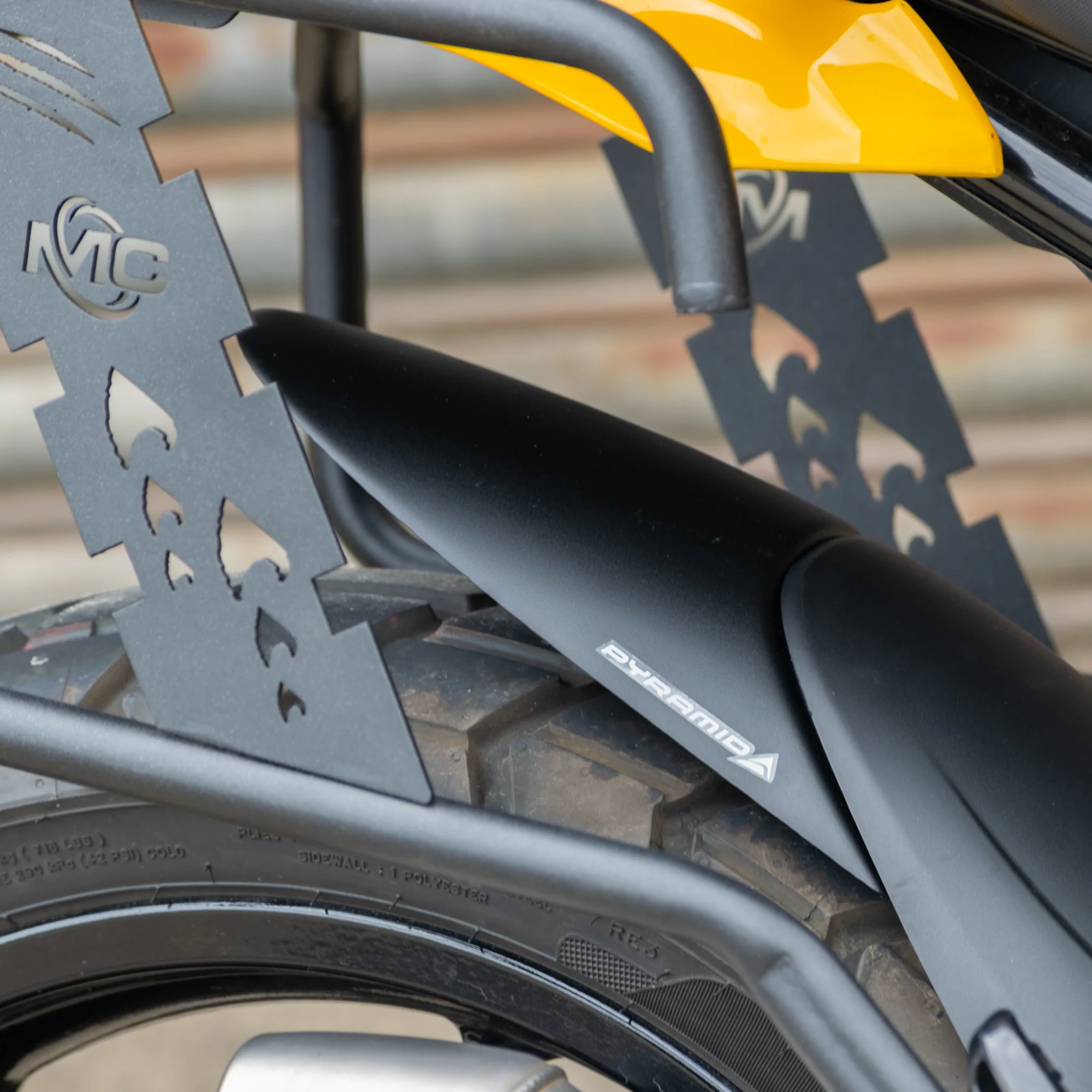 Pyramid Hugger Extension | Matte Black | Royal Enfield Guerrilla 450 2024>Current - Image 8