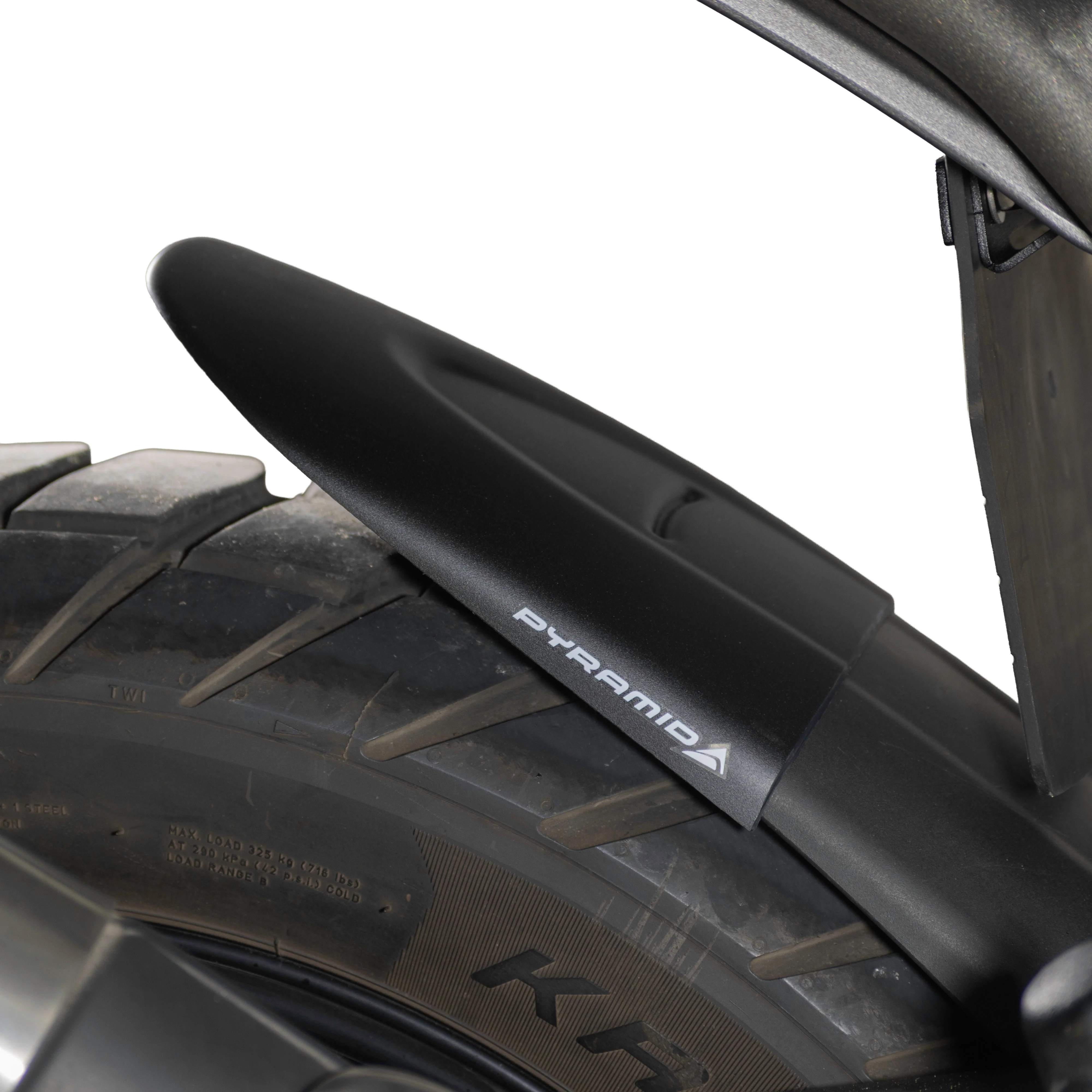 Pyramid Hugger Extension | Matte Black | Triumph Scrambler 400X 2024>Current - Image 10