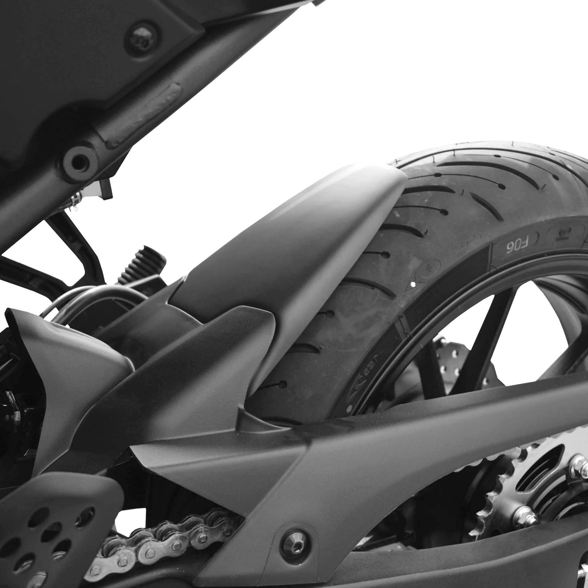 Pyramid Hugger Extension | Matte Black | Yamaha Tracer 700 2016>2019 - Image 2