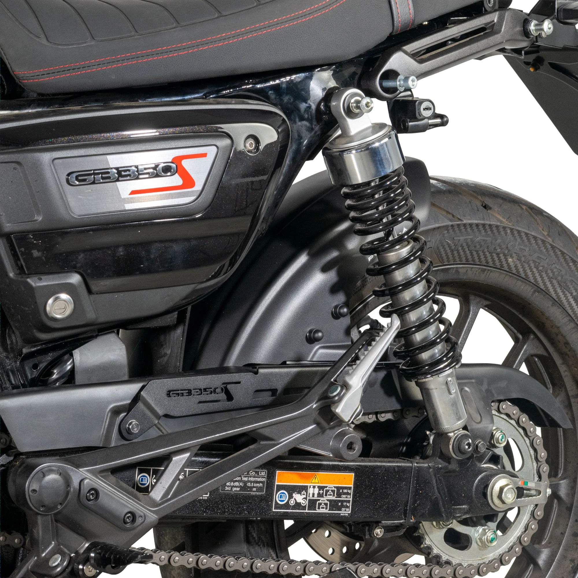 Pyramid Hugger | Matte Black | Honda GB350S 2025>Current - Image 2