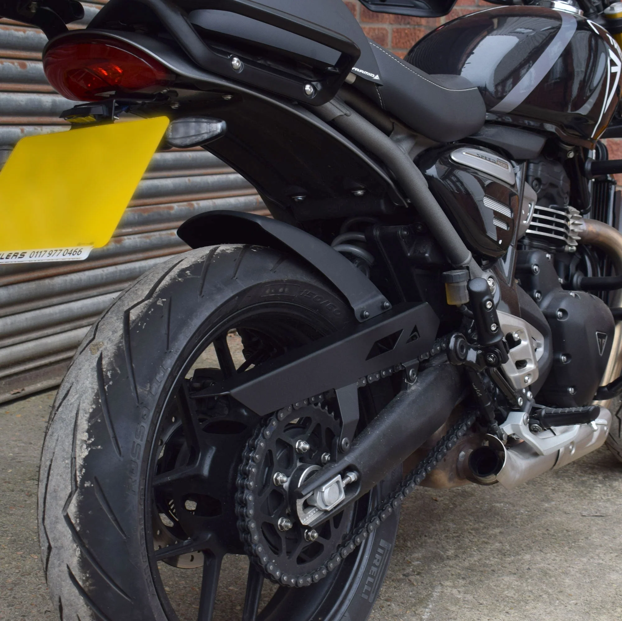 Pyramid Hugger | Matte Black | Triumph Scrambler 400X 2024>Current - Image 4