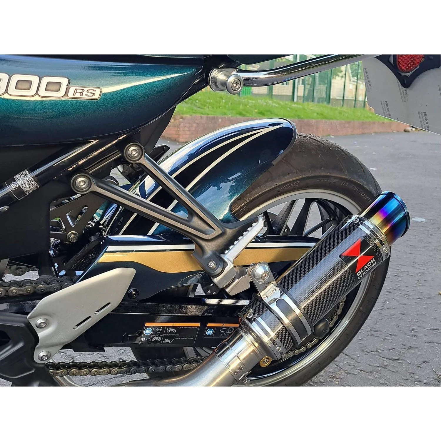 Pyramid Hugger | Metallic Blue/Gold (Candytone Blue/Gold) | Kawasaki Z 900 RS 2022>Current - Image 2