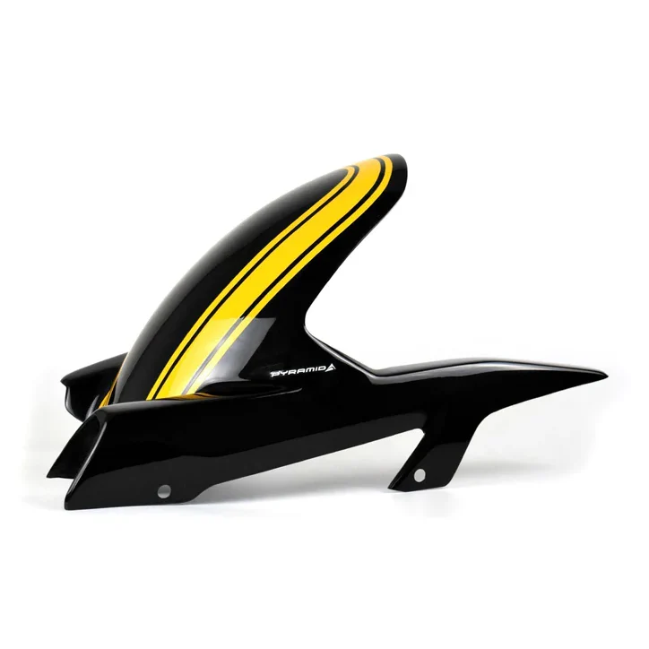 Pyramid Hugger | Metallic Diablo Black/Metallic Yellow (Yellow Ball Scheme) | Kawasaki Z 900 RS SE 2022>Current