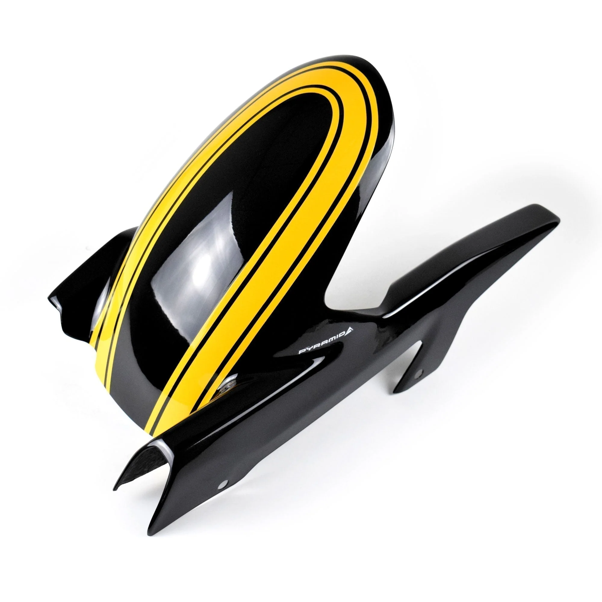 Pyramid Hugger | Metallic Diablo Black/Metallic Yellow (Yellow Ball Scheme) | Kawasaki Z 900 RS SE 2022>Current - Image 7