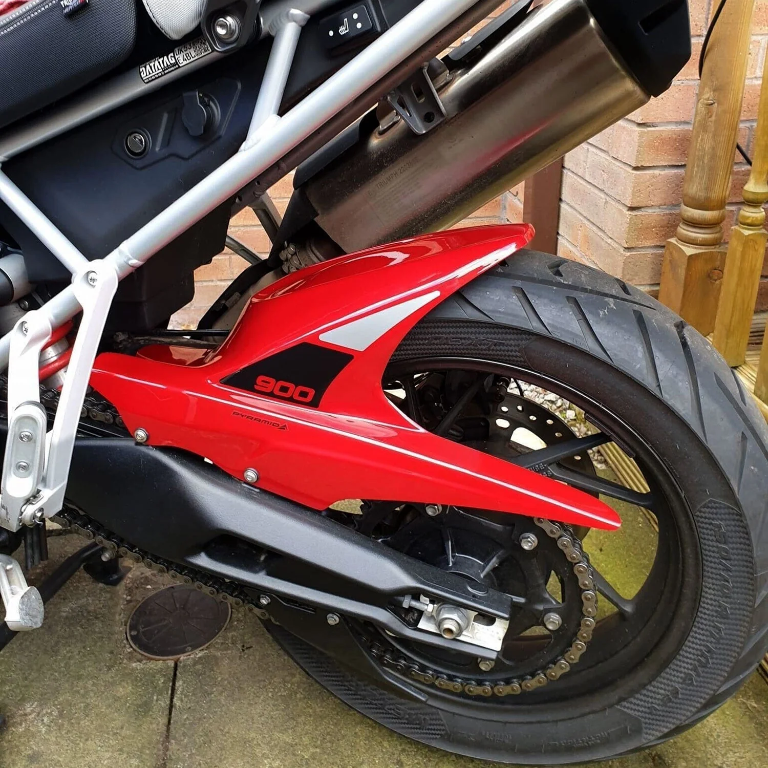 Pyramid Hugger | Pure White | Triumph Tiger 900 GT 2020>Current - Image 2