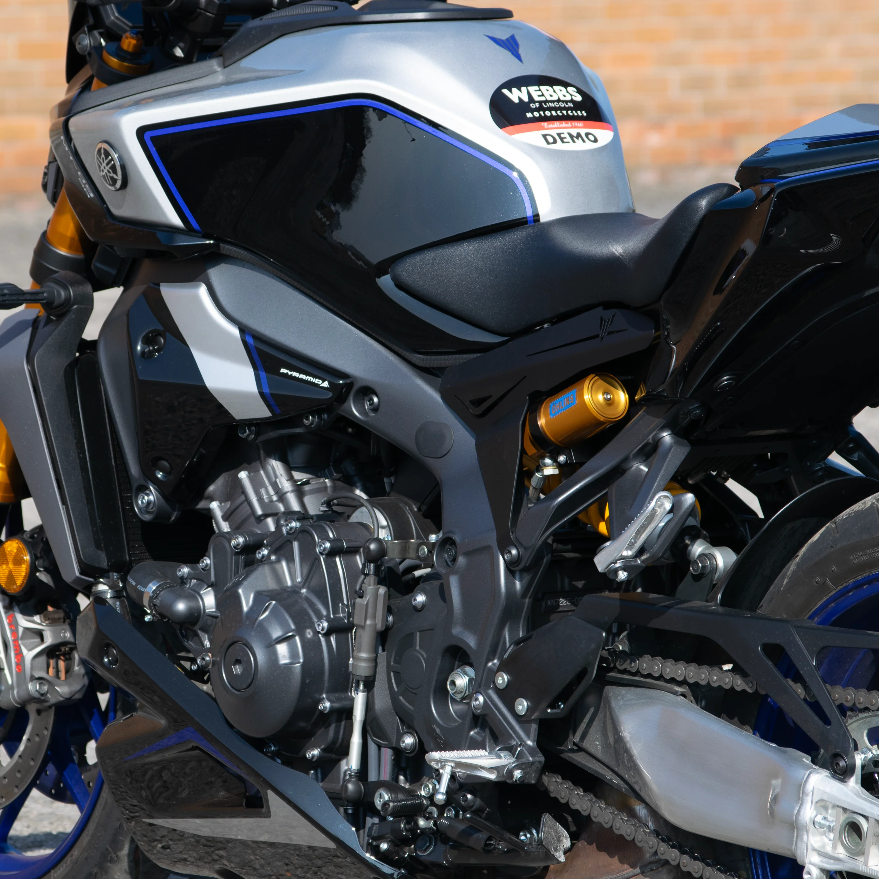 Pyramid Infill Panels | Matte Black | Yamaha MT-09 SP 2024>2025 - Image 3