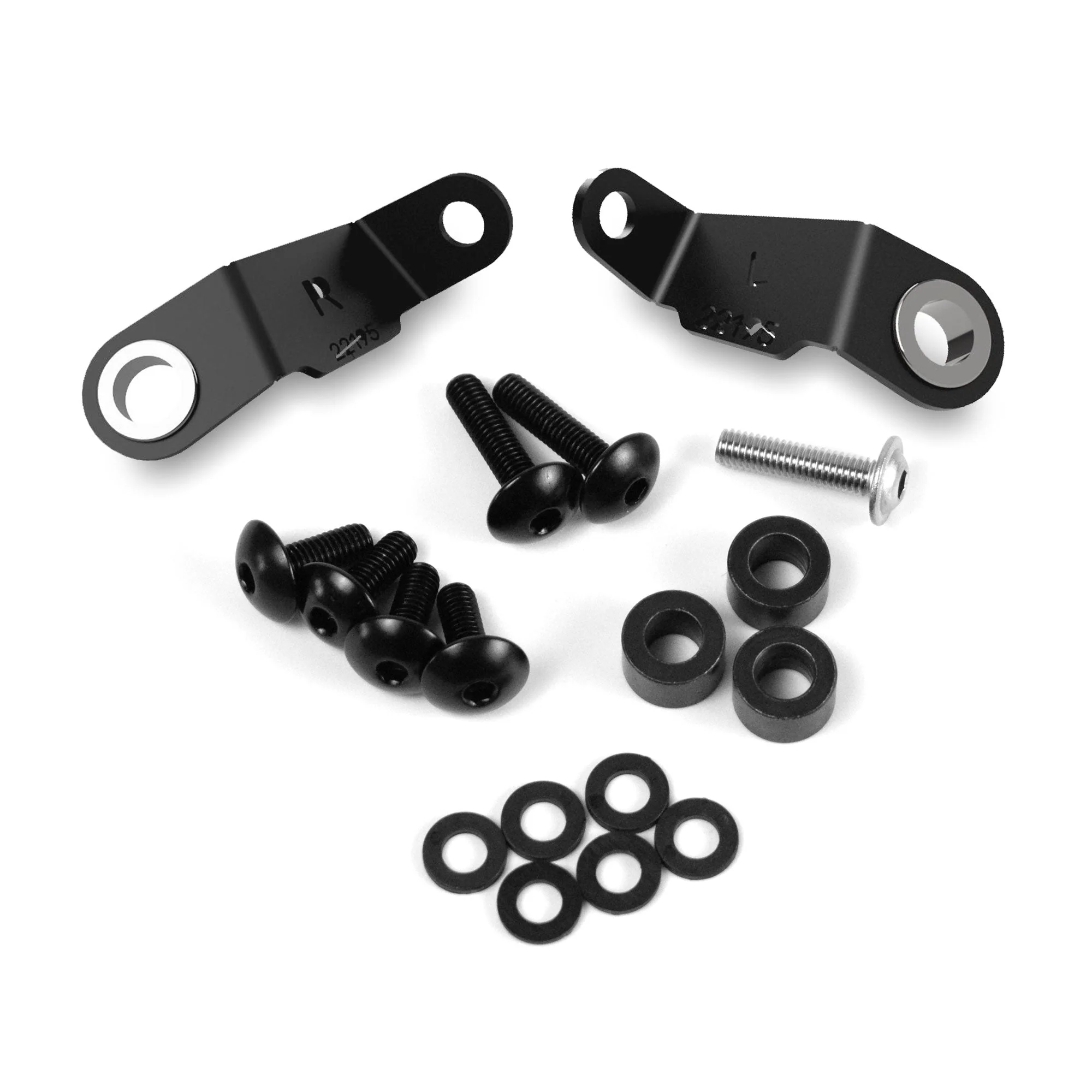 Pyramid Infill Panels | Midnight Black (USA: Raven Black) | Yamaha MT-10 SP 2022>Current - Image 2