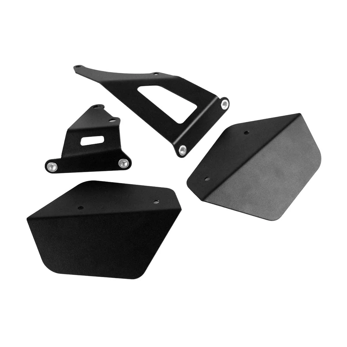 Pyramid Lower Deflectors | Matte Black | Triumph Tiger 1200 Rally Explorer 2022>Current