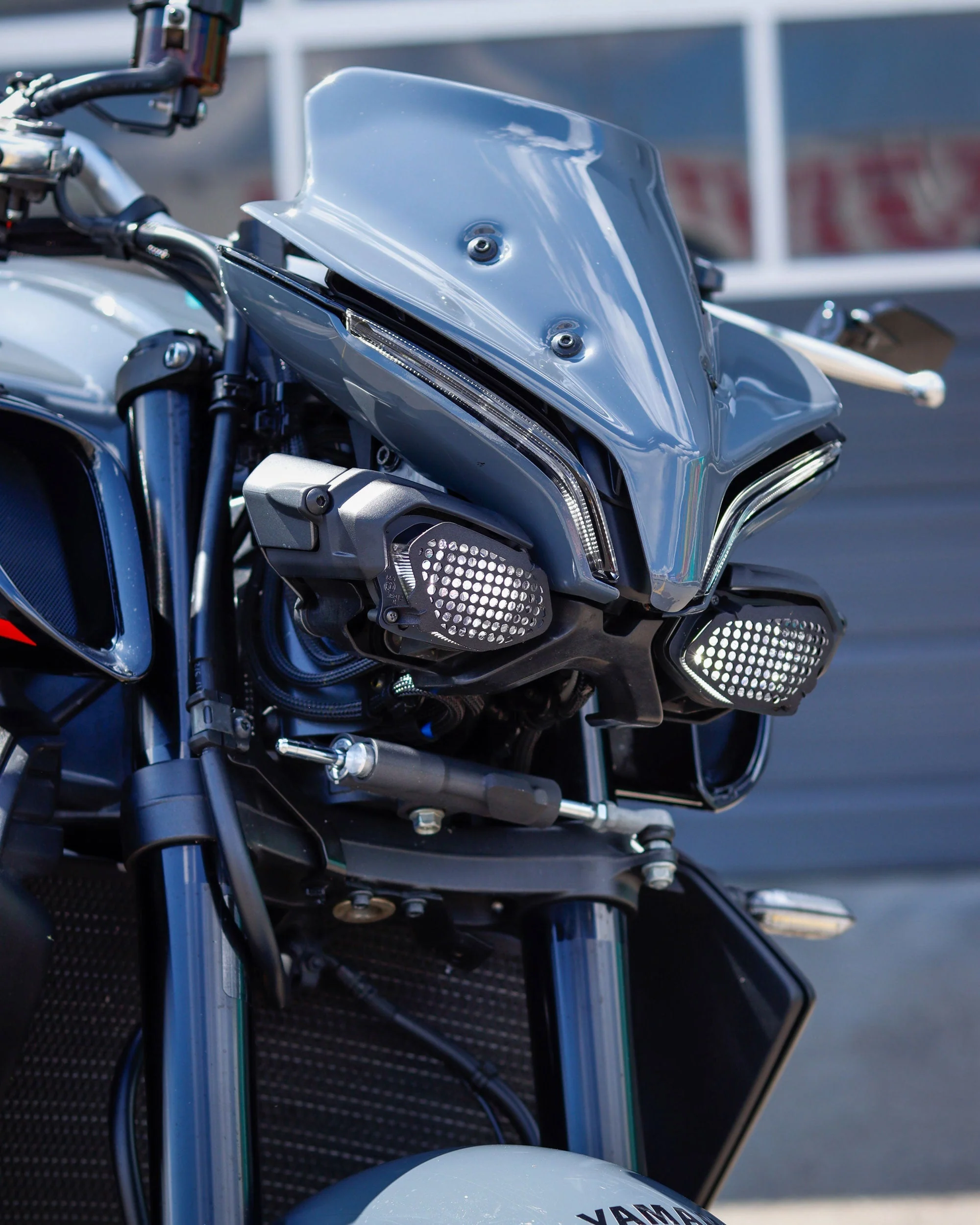 Pyramid Lower Headlight Guards | Matte Black | Yamaha MT-10 2022>Current - Image 4