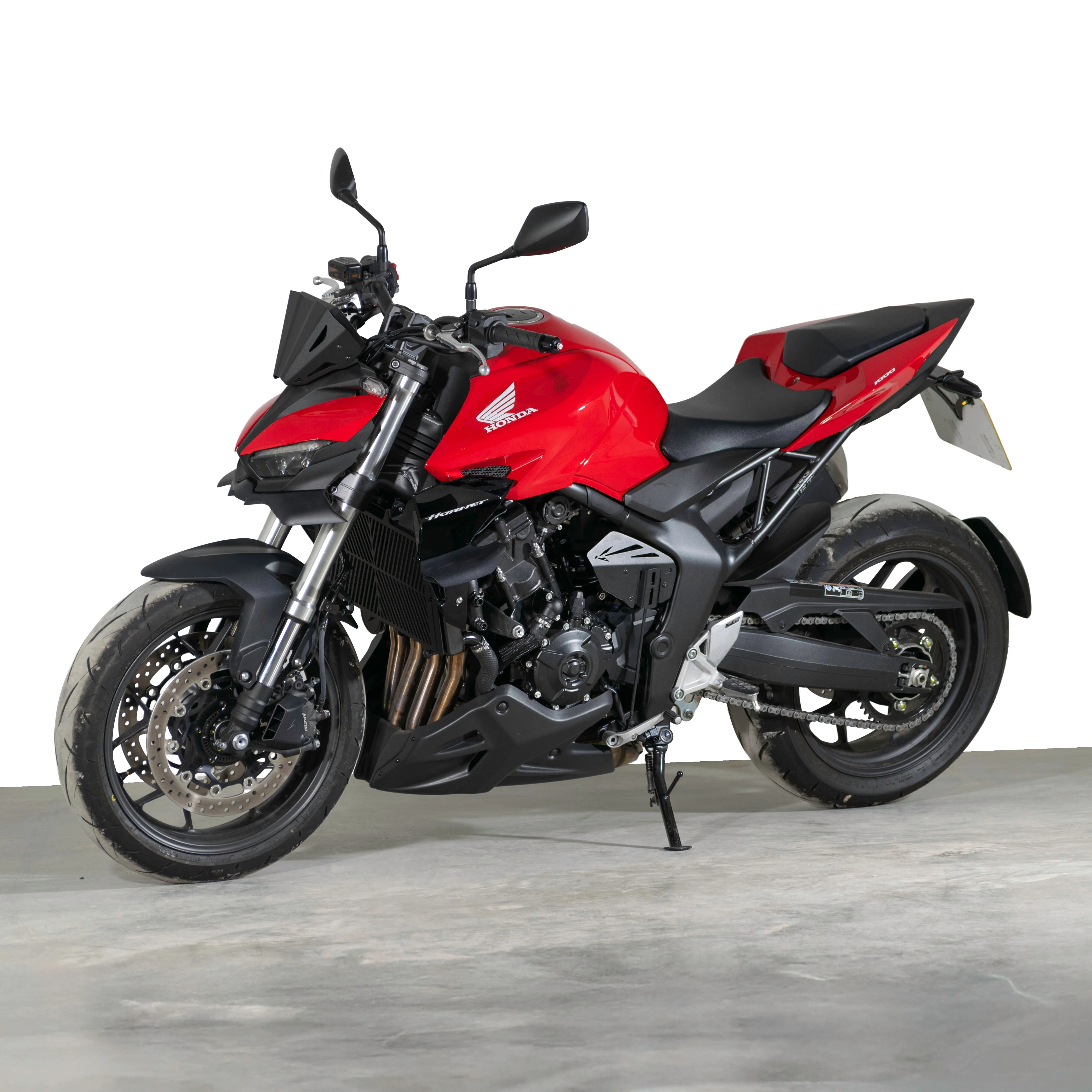 Pyramid Metal Fly Screen | Matte Black | Honda CB1000 Hornet inc SP 2025>Current - Image 6
