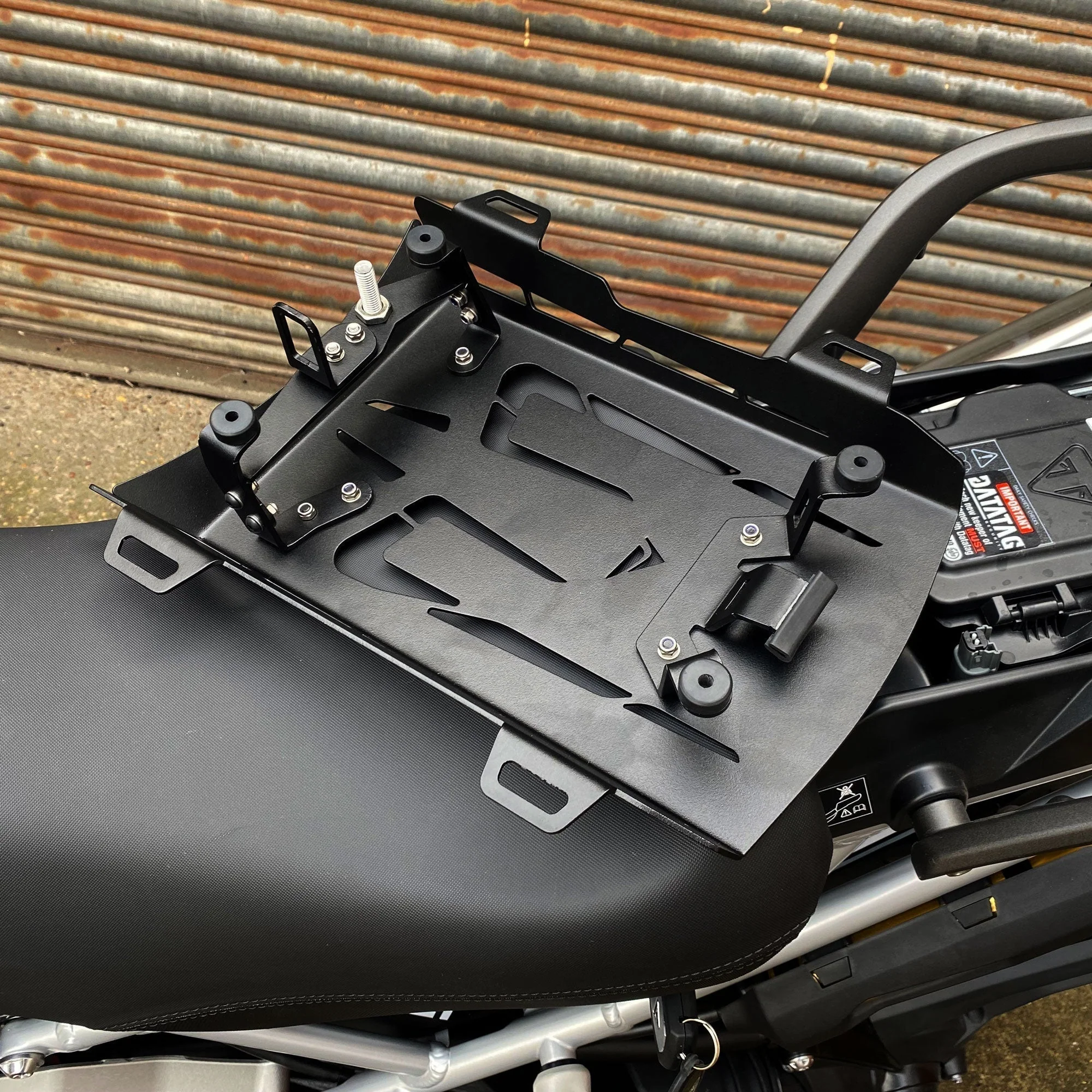 Pyramid Pillion Luggage Rack | Matte Black | Triumph Tiger 1200 Rally Pro 2022>Current - Image 6