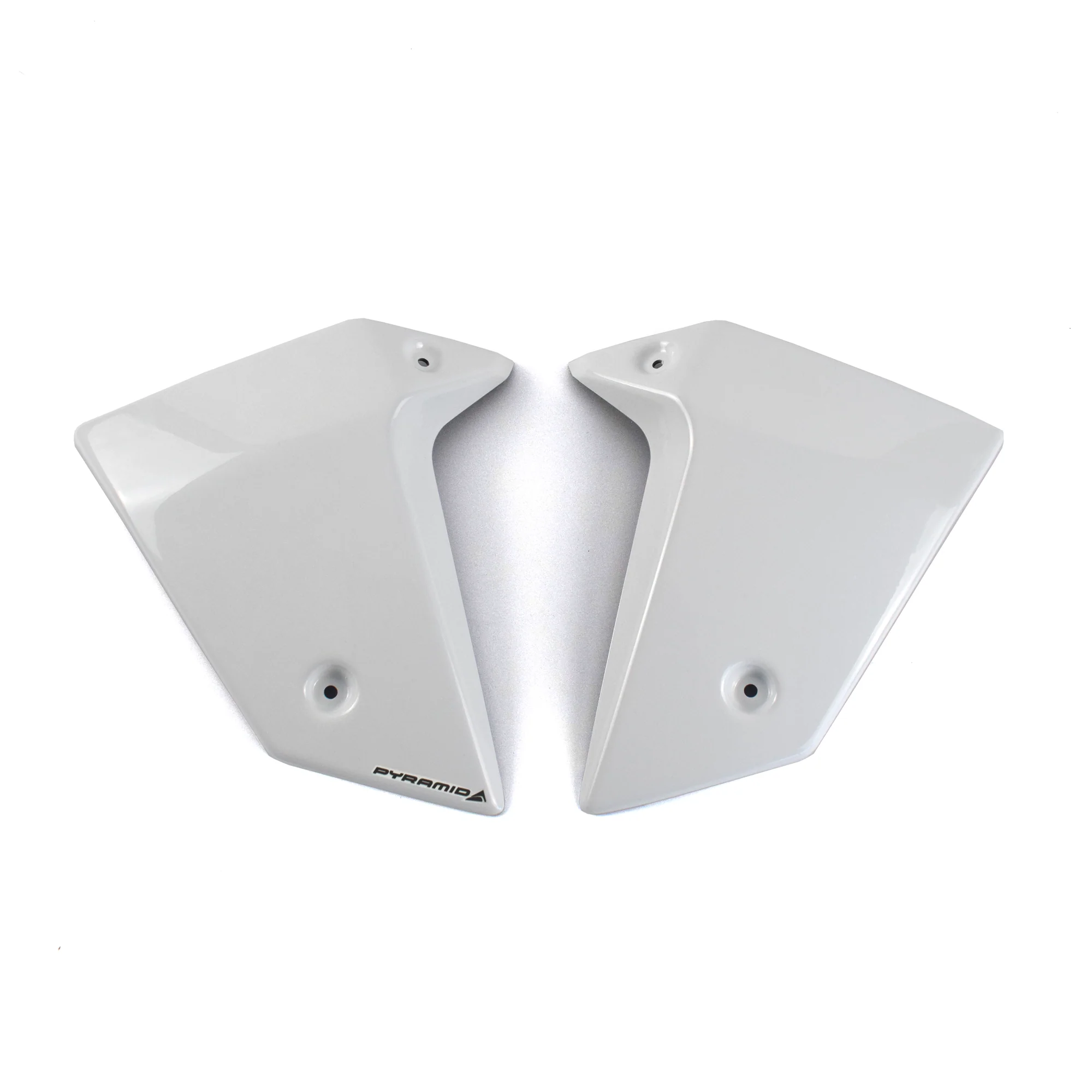 Pyramid Radiator Cheeks | Pearl Glare White | Honda CB750 Hornet 2022>2024 - Image 3