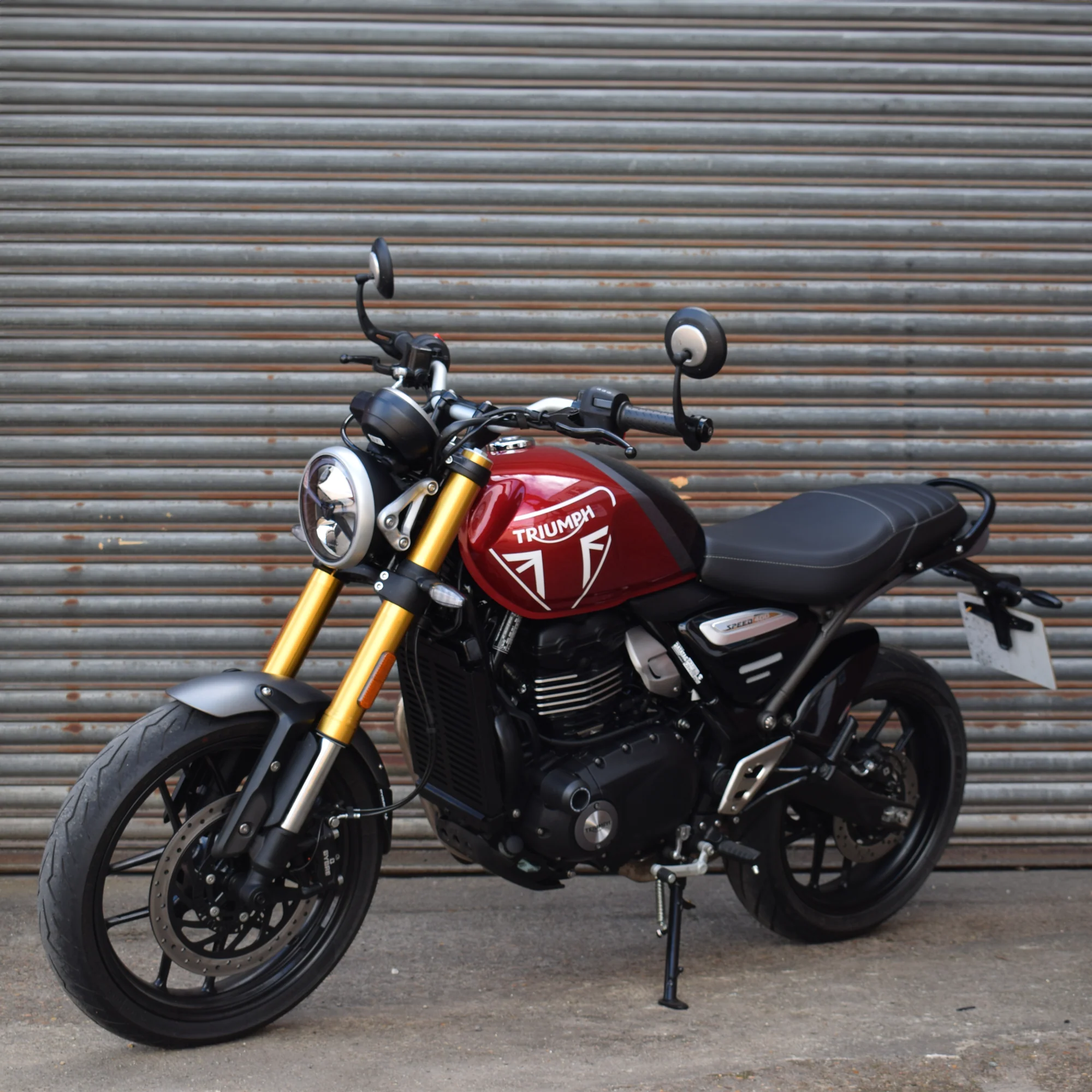 Pyramid Radiator Guard | Matte Black | Triumph Speed 400 2024>Current - Image 8