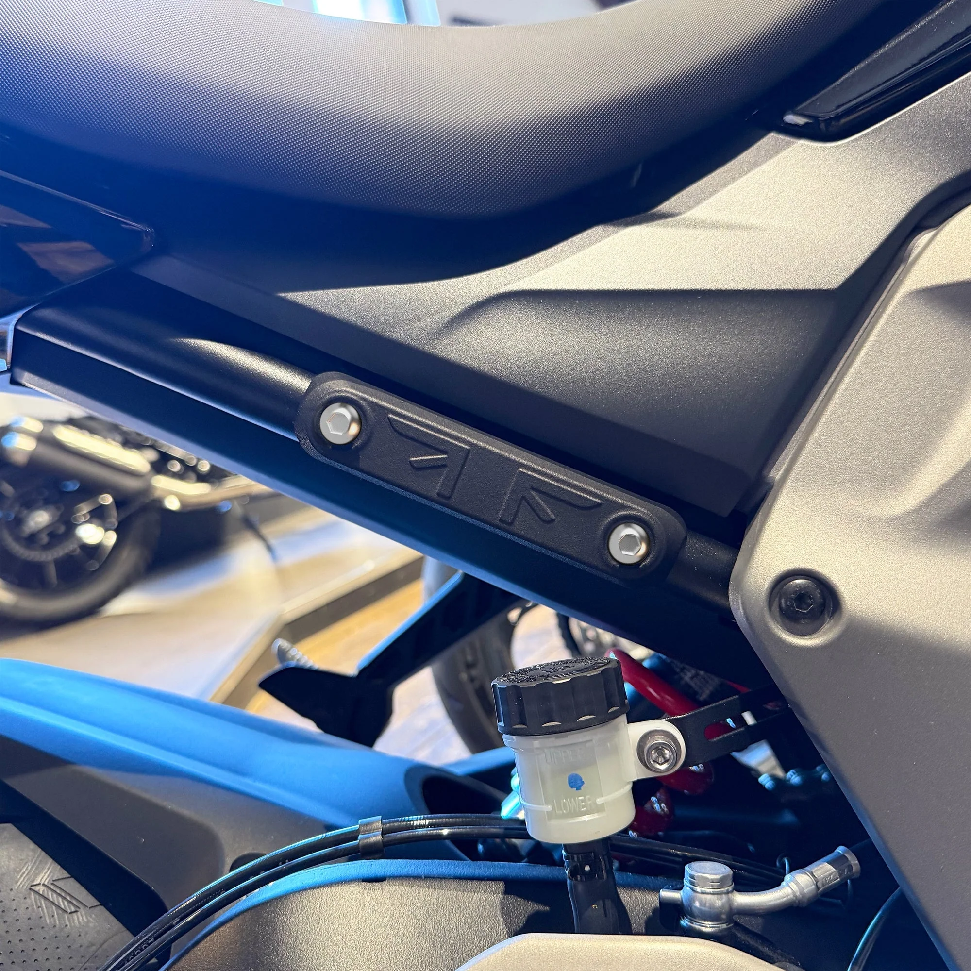 Pyramid Rear Peg Delete Kit | Matte Black | Triumph Trident 660 2021>Current - Image 2