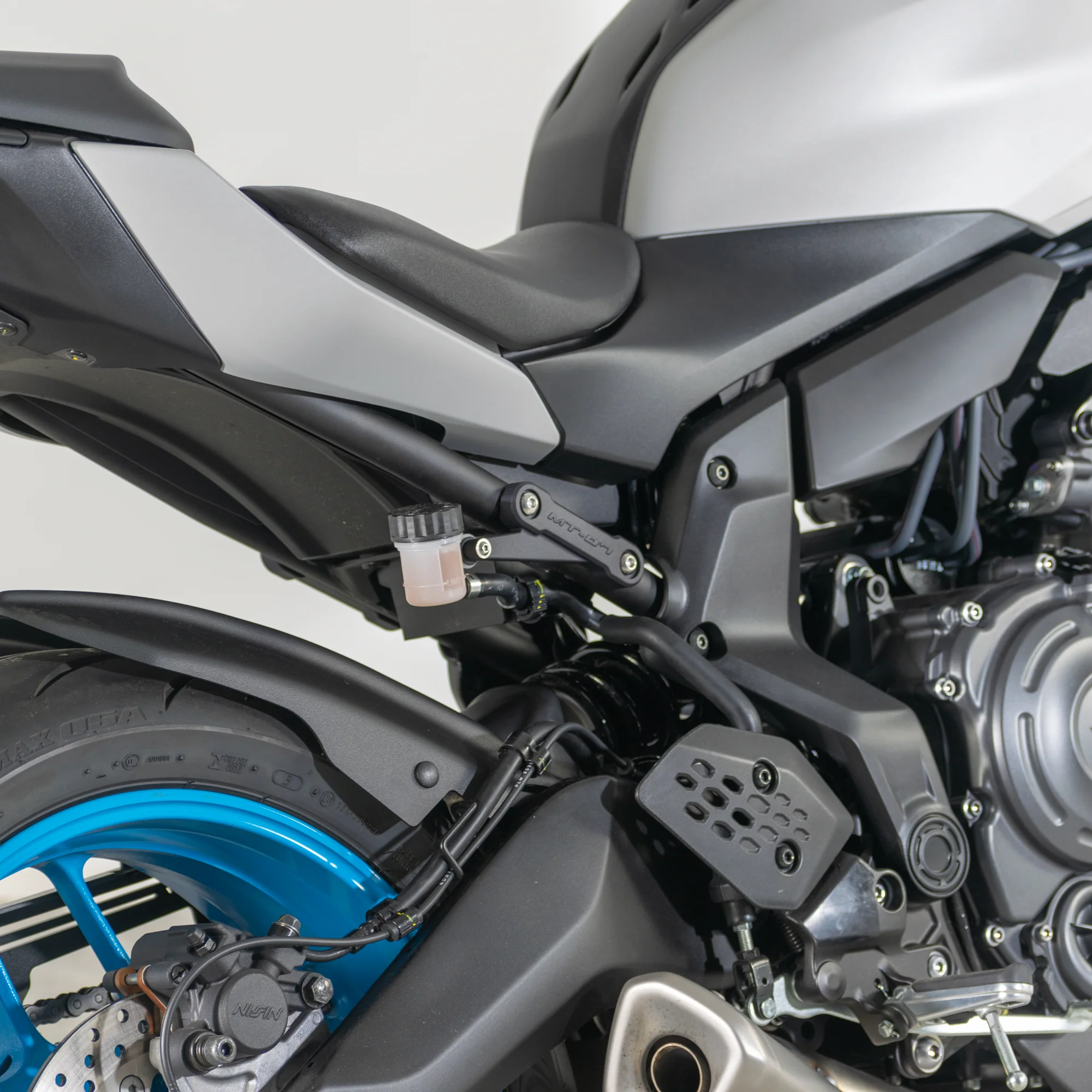 Pyramid Rear Peg Delete Kit | Matte Black | Yamaha MT-07 2025>Current - Image 7
