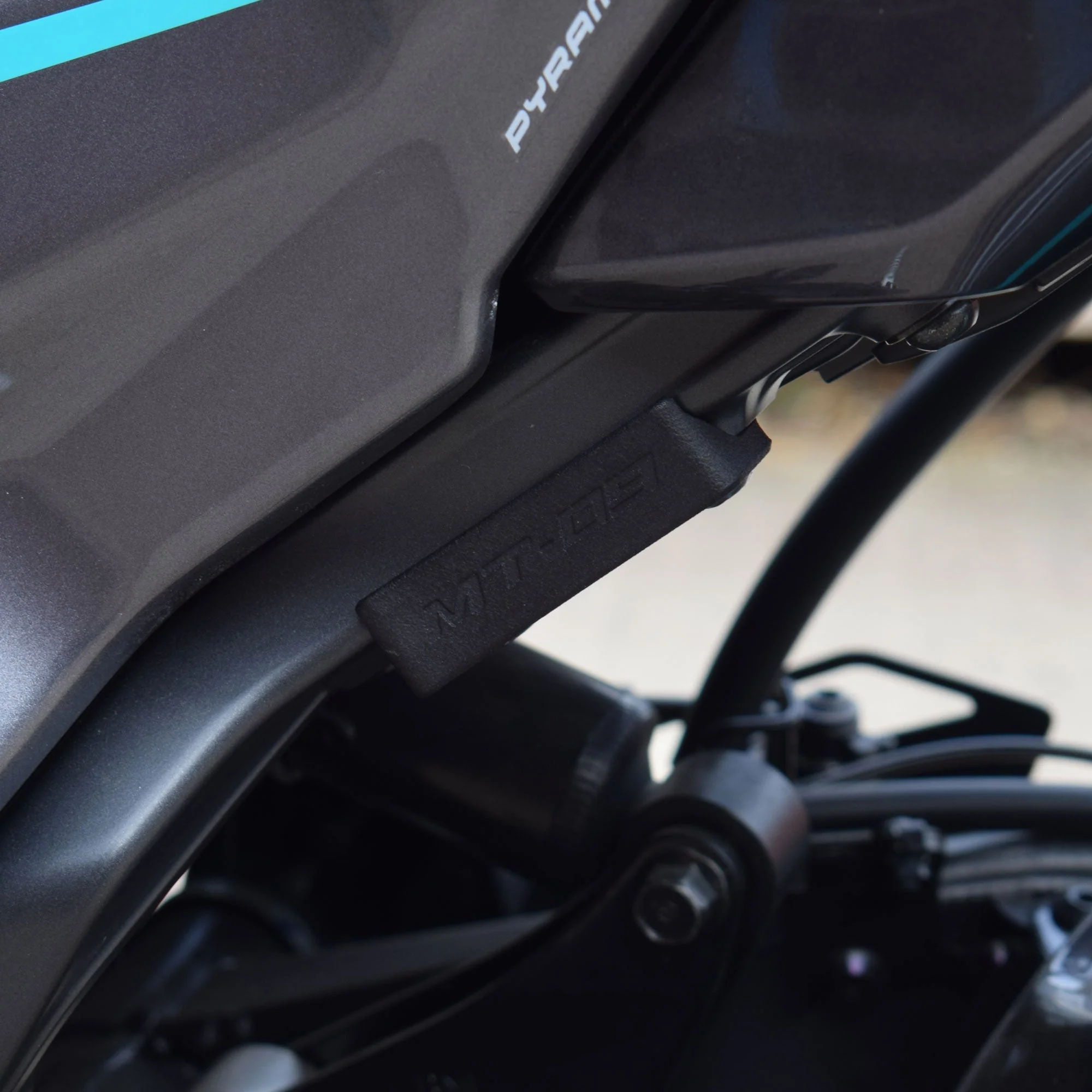 Pyramid Rear Peg Delete Kit | Matte Black | Yamaha MT-09 inc SP 2024>Current - Image 5
