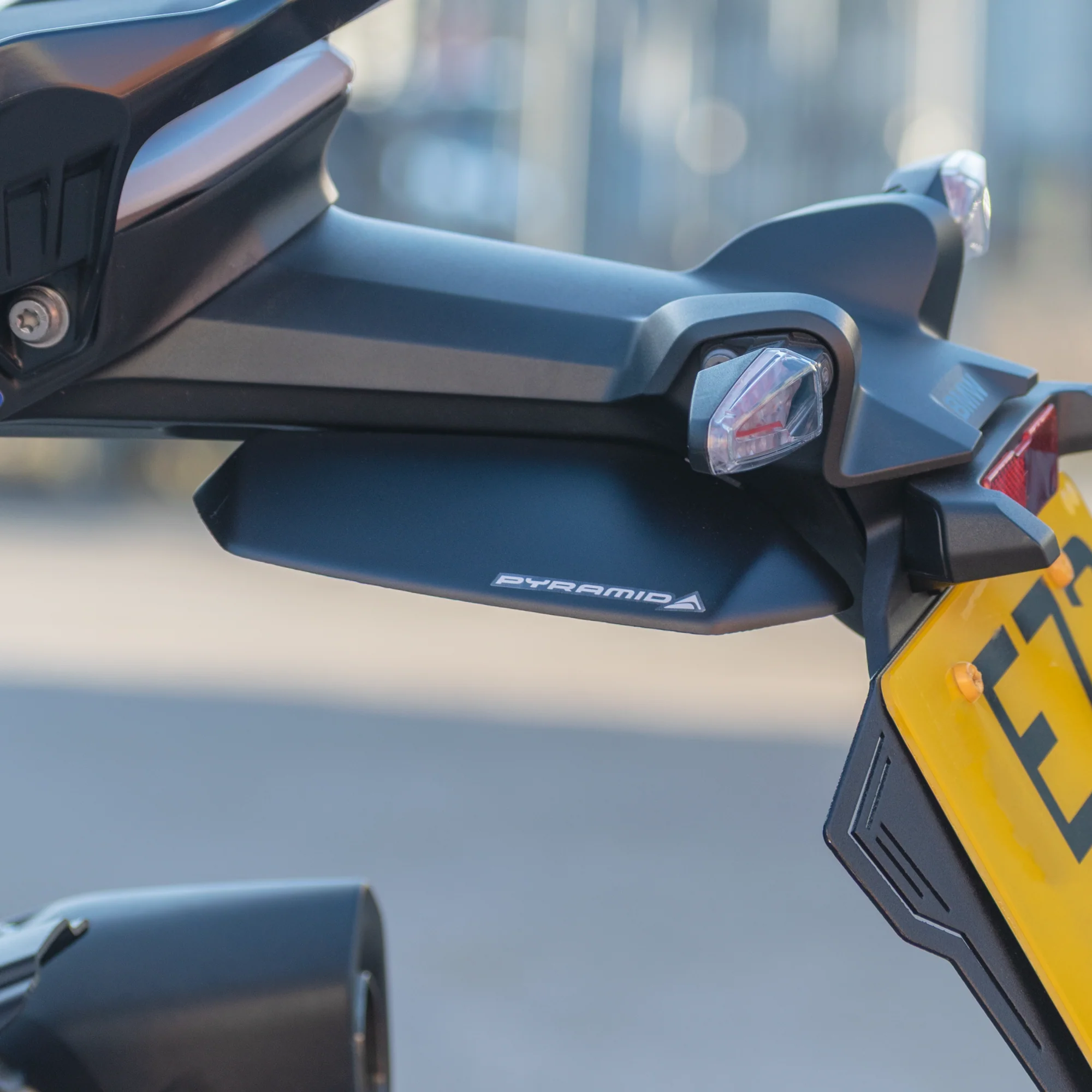 Pyramid Rear Splash Protector | Matte Black | BMW R 1300 GS 2023>Current - Image 2
