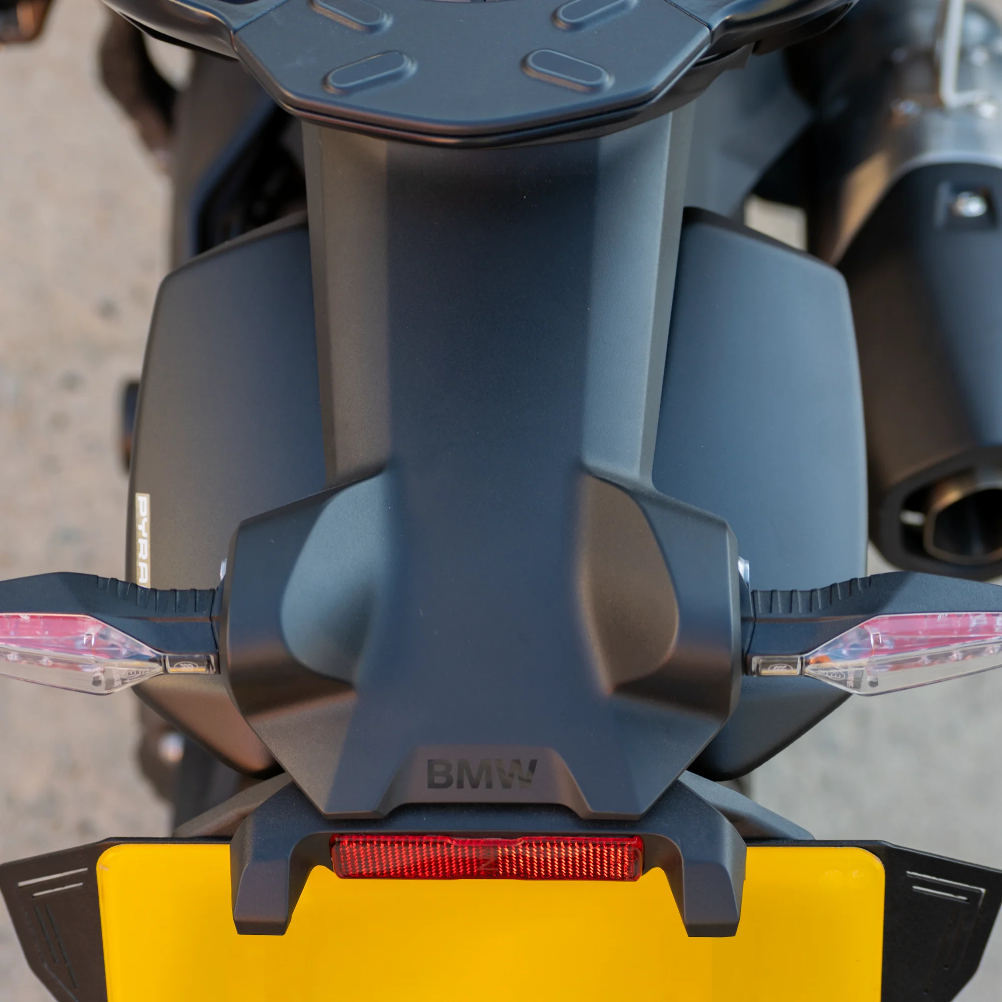 Pyramid Rear Splash Protector | Matte Black | BMW R 1300 GS 2023>Current - Image 6