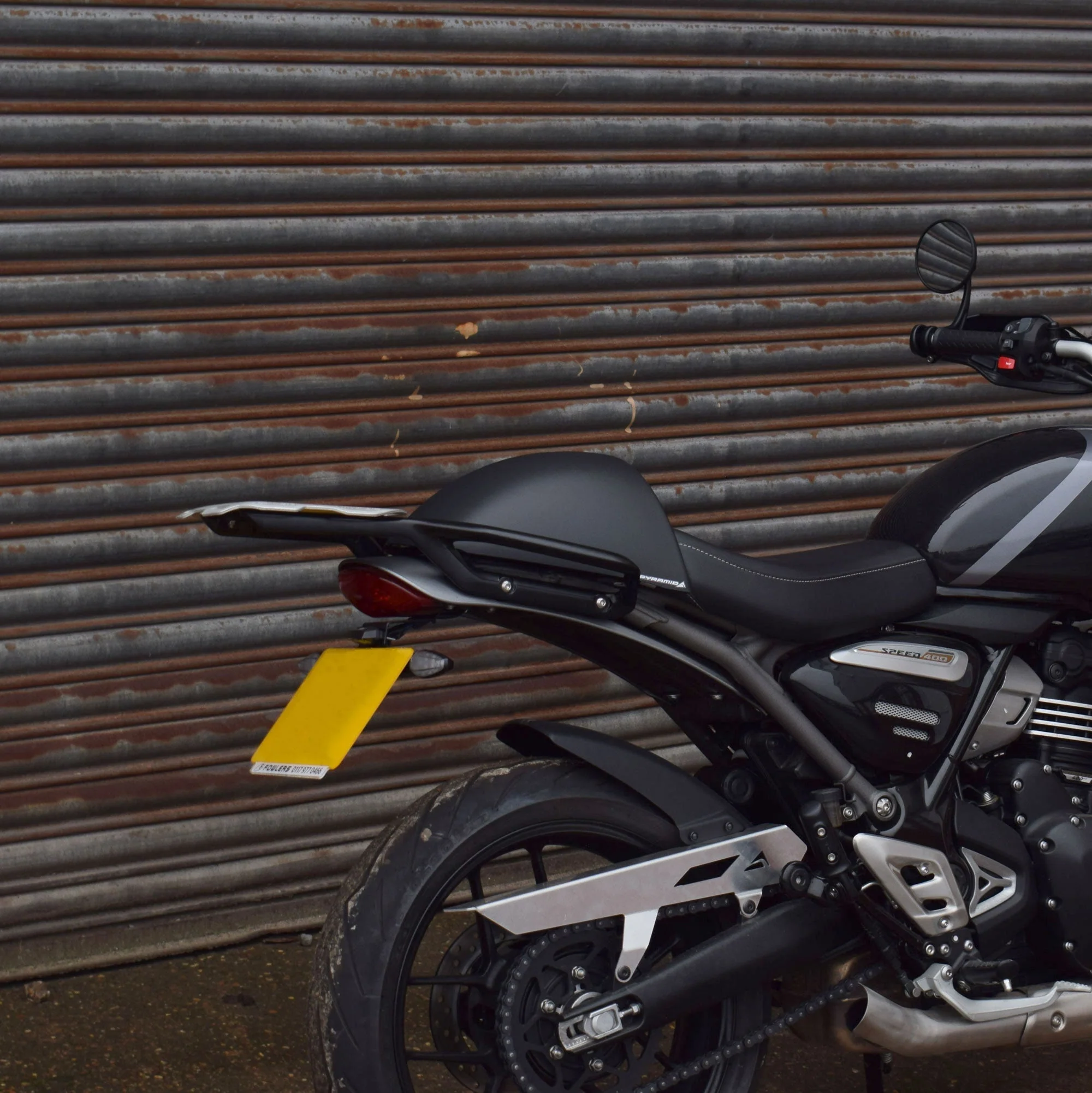 Pyramid Seat Cowl | Matte Black | Triumph Speed 400 2024>Current - Image 7