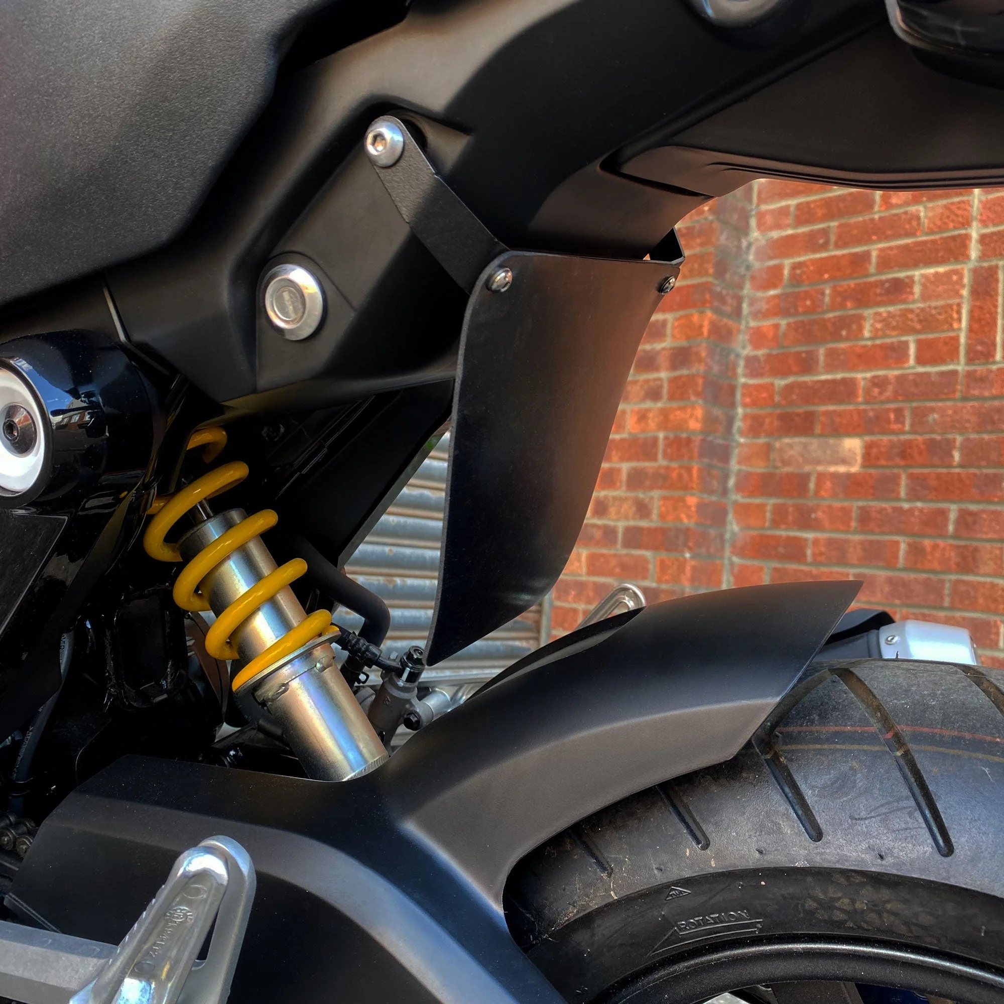 Pyramid Shock Shield | Black | Honda MSX 125 2021>Current - Image 3