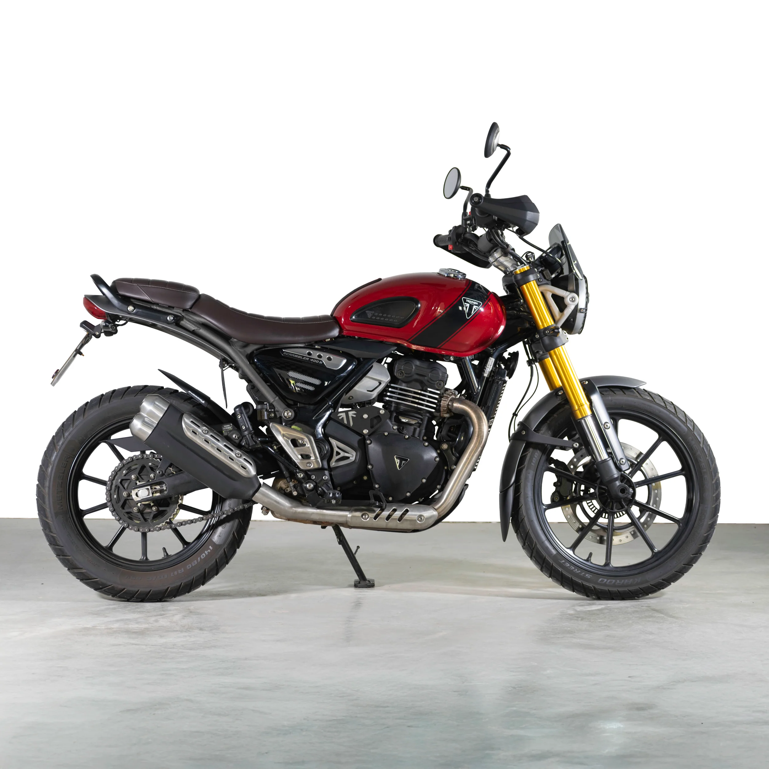 Pyramid Clutch Cable Cover | Matte Black | Triumph Scrambler 400 X 2023>Current - Image 12