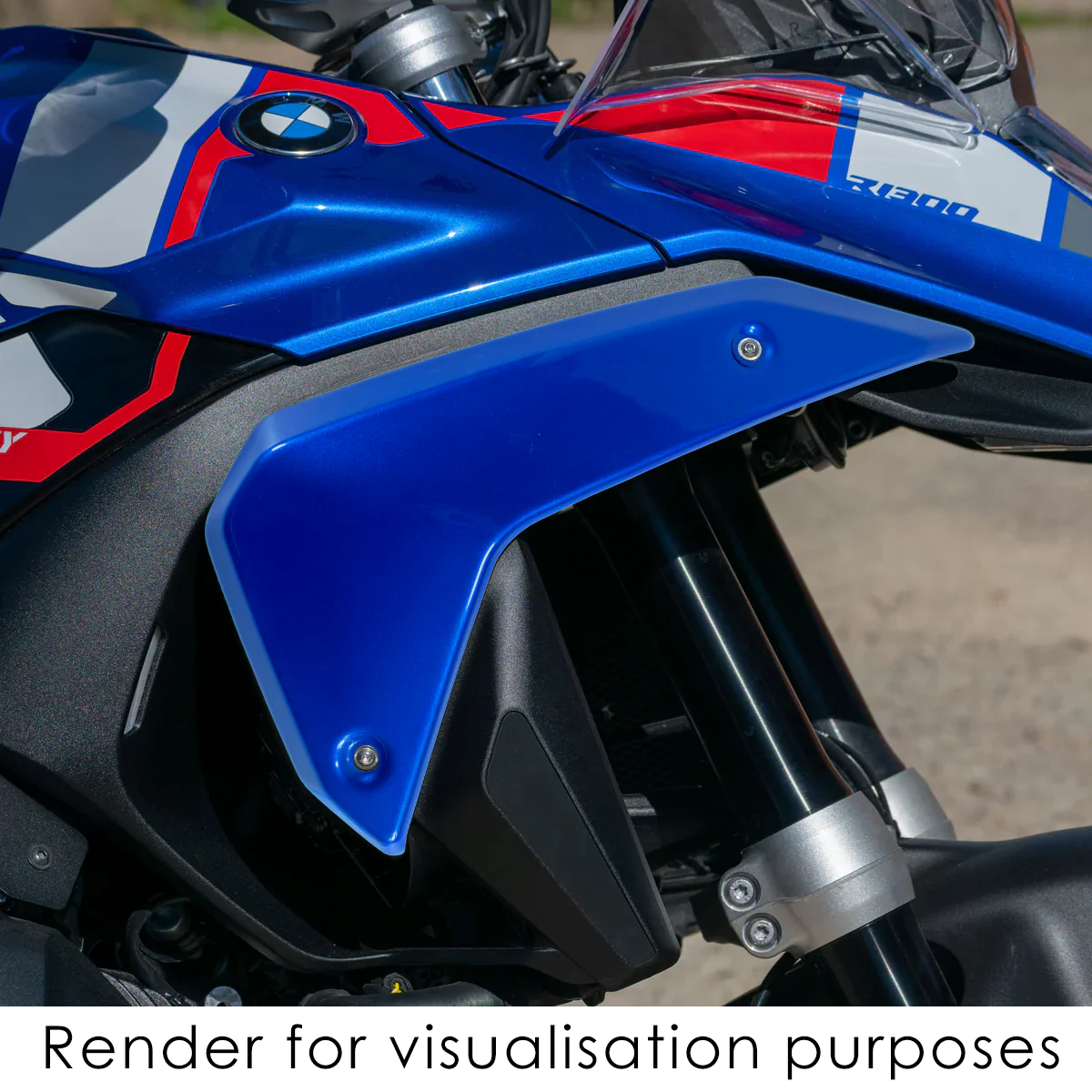 Pyramid Side Panels | Trophy Blue | BMW R 1300 GS 2023>Current - Image 2