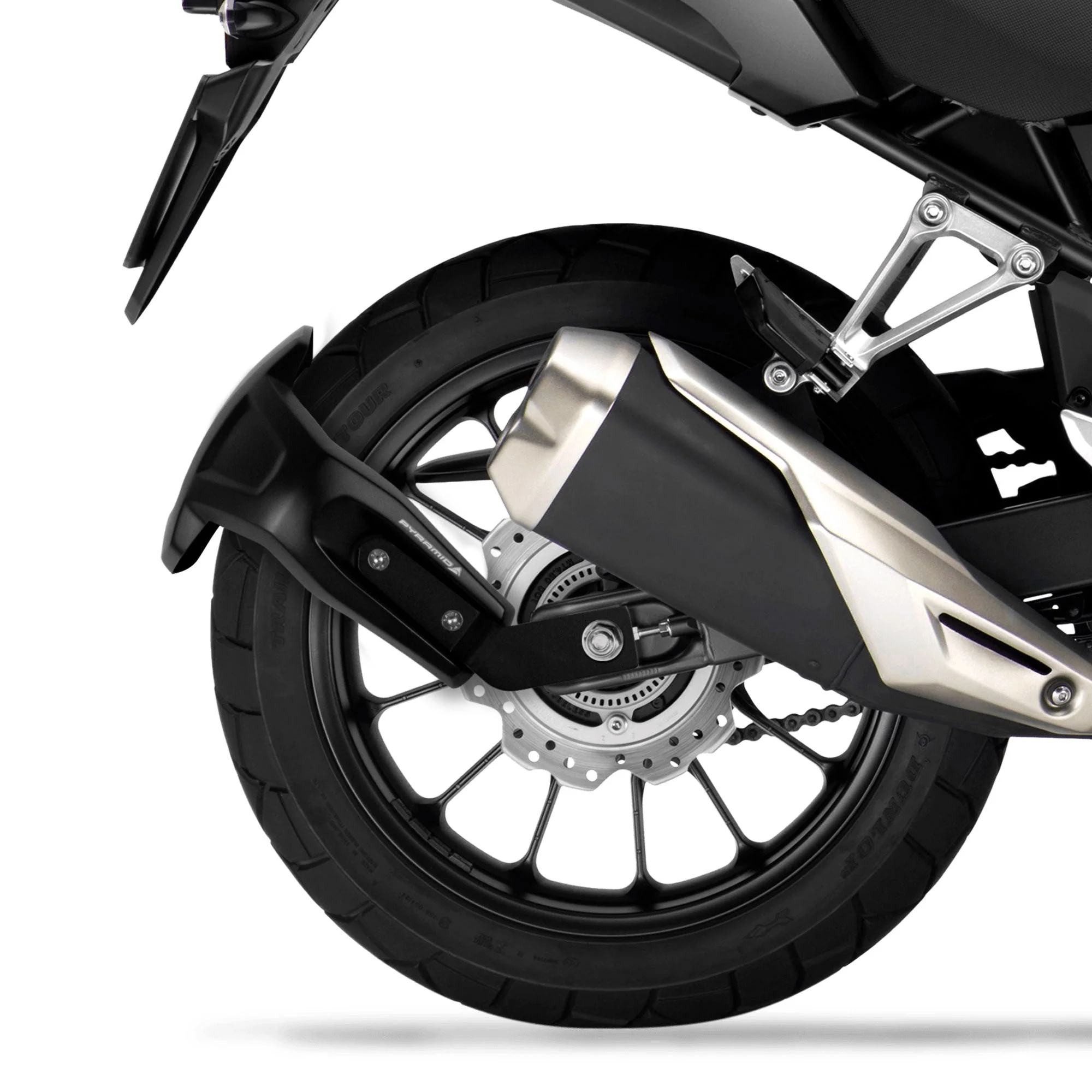 Pyramid Spray Guard | Gloss Black | Honda CB 500 X 2019>2021 - Image 2