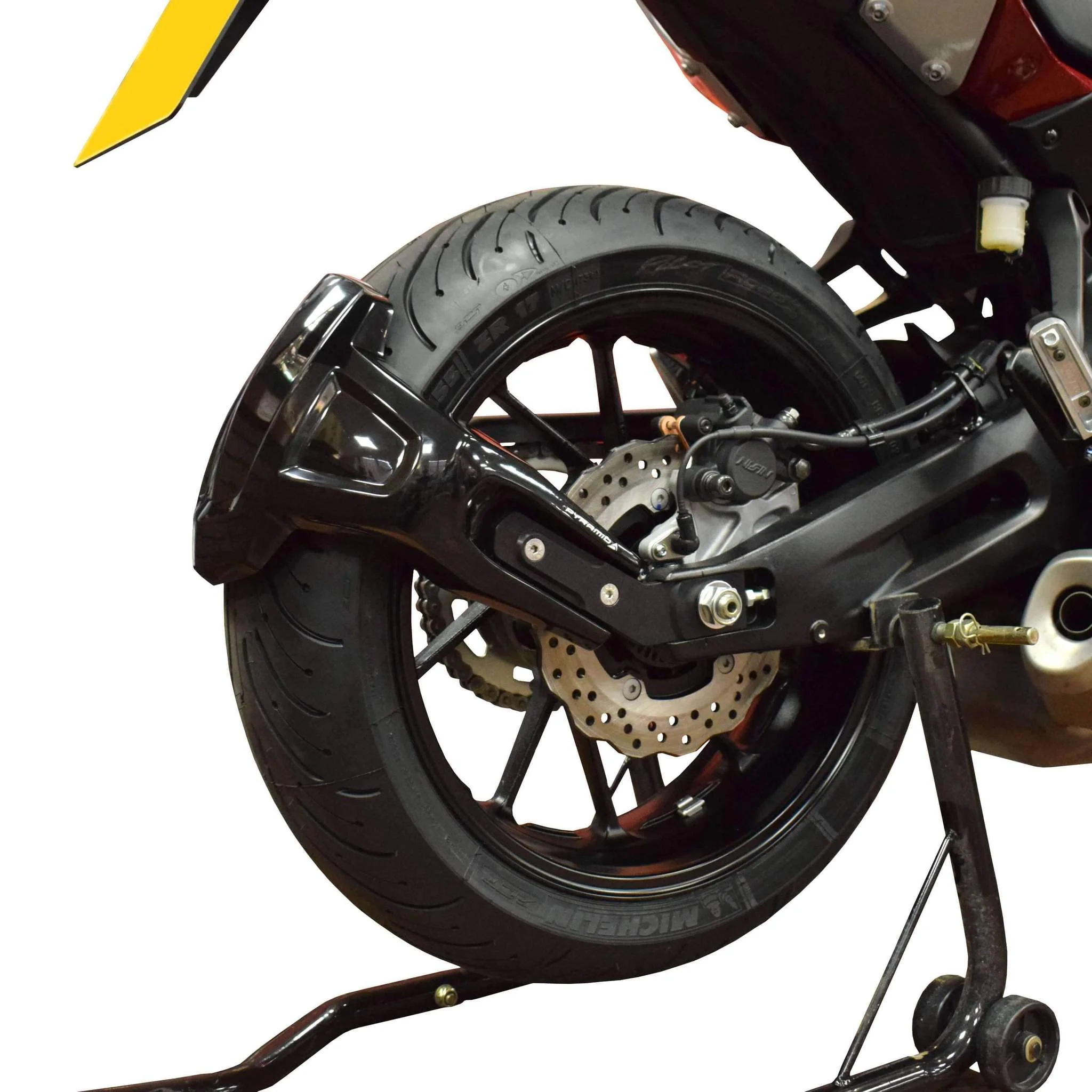 Pyramid Spray Guard | Gloss Black | Yamaha Tracer 700 2016>2019 - Image 4