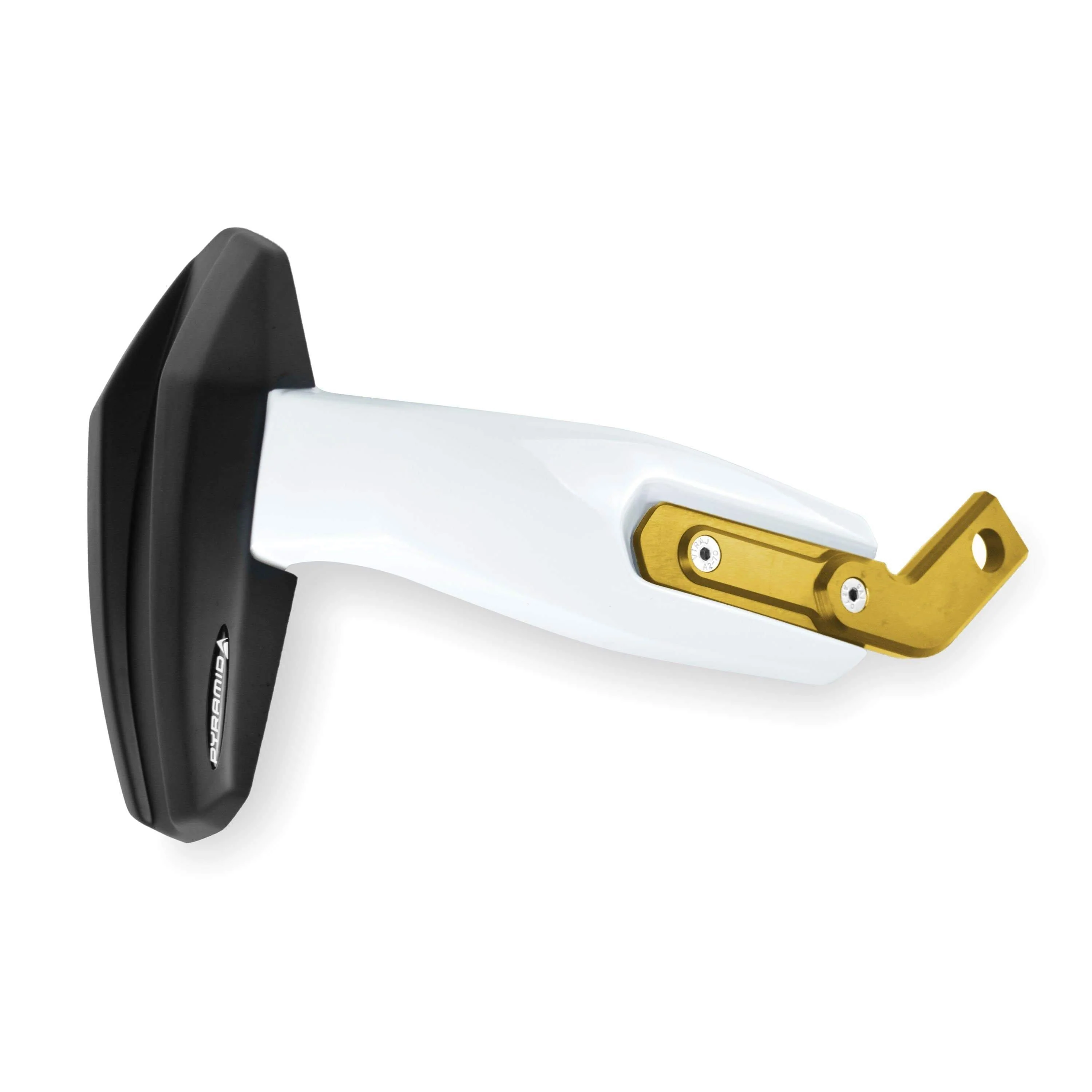 Pyramid Spray Guard | Gloss White + Gold Arm | Honda CRF 1000 L Africa Twin Adventure Sports 2018>2019 - Image 3