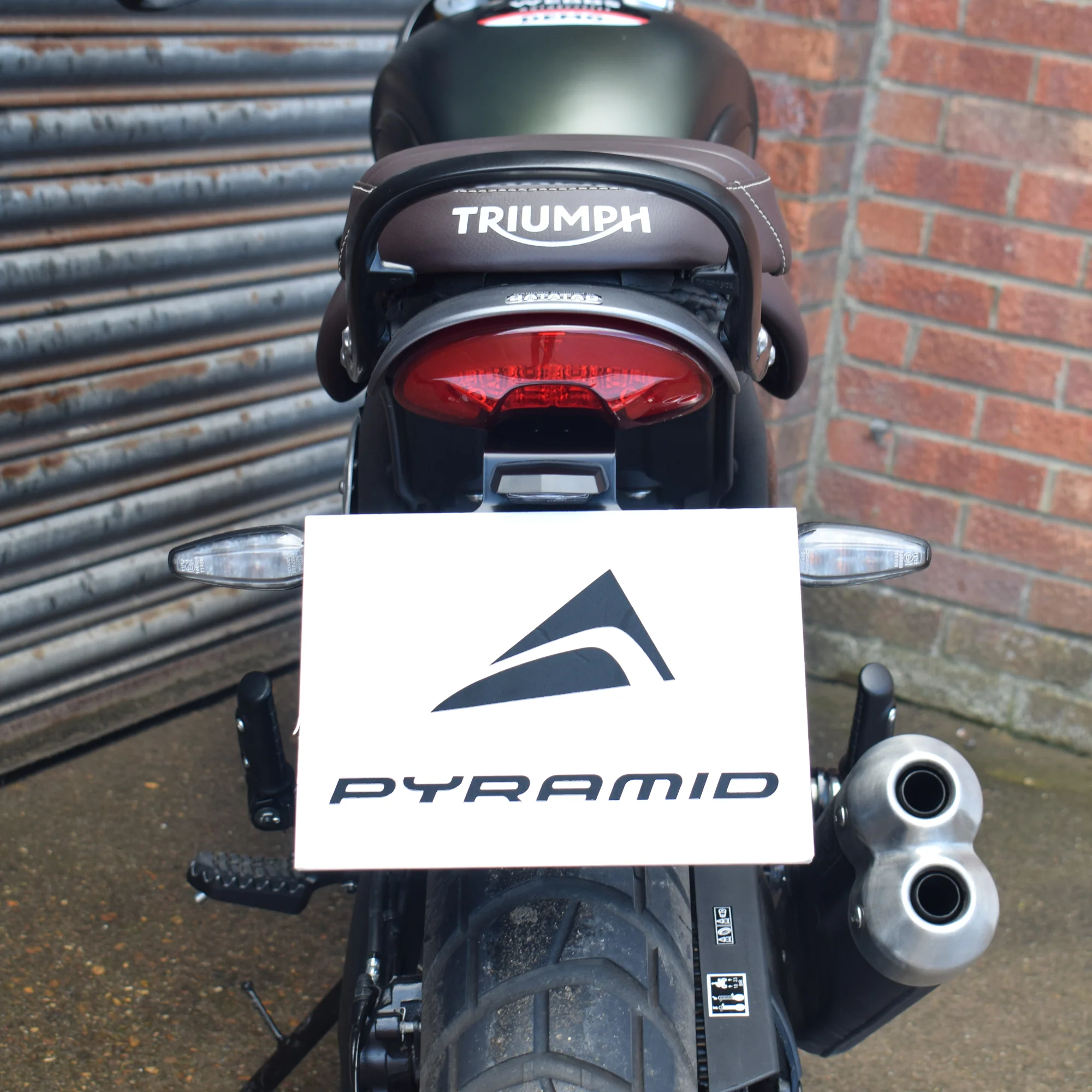 Pyramid Tail Tidy | Matte Black | Triumph Scrambler 400 X 2024>Current - Image 7