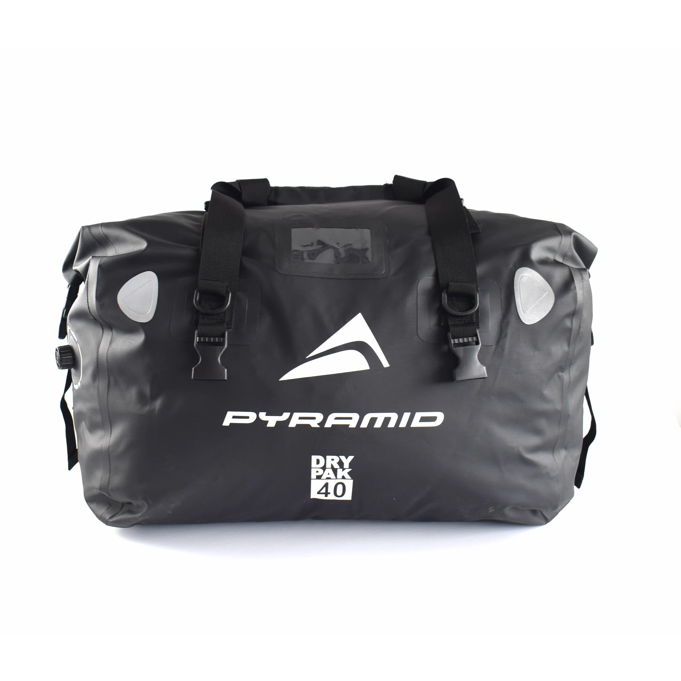 Pyramid Waterproof 40L Motorcycle Duffle Bag | Black - Image 14