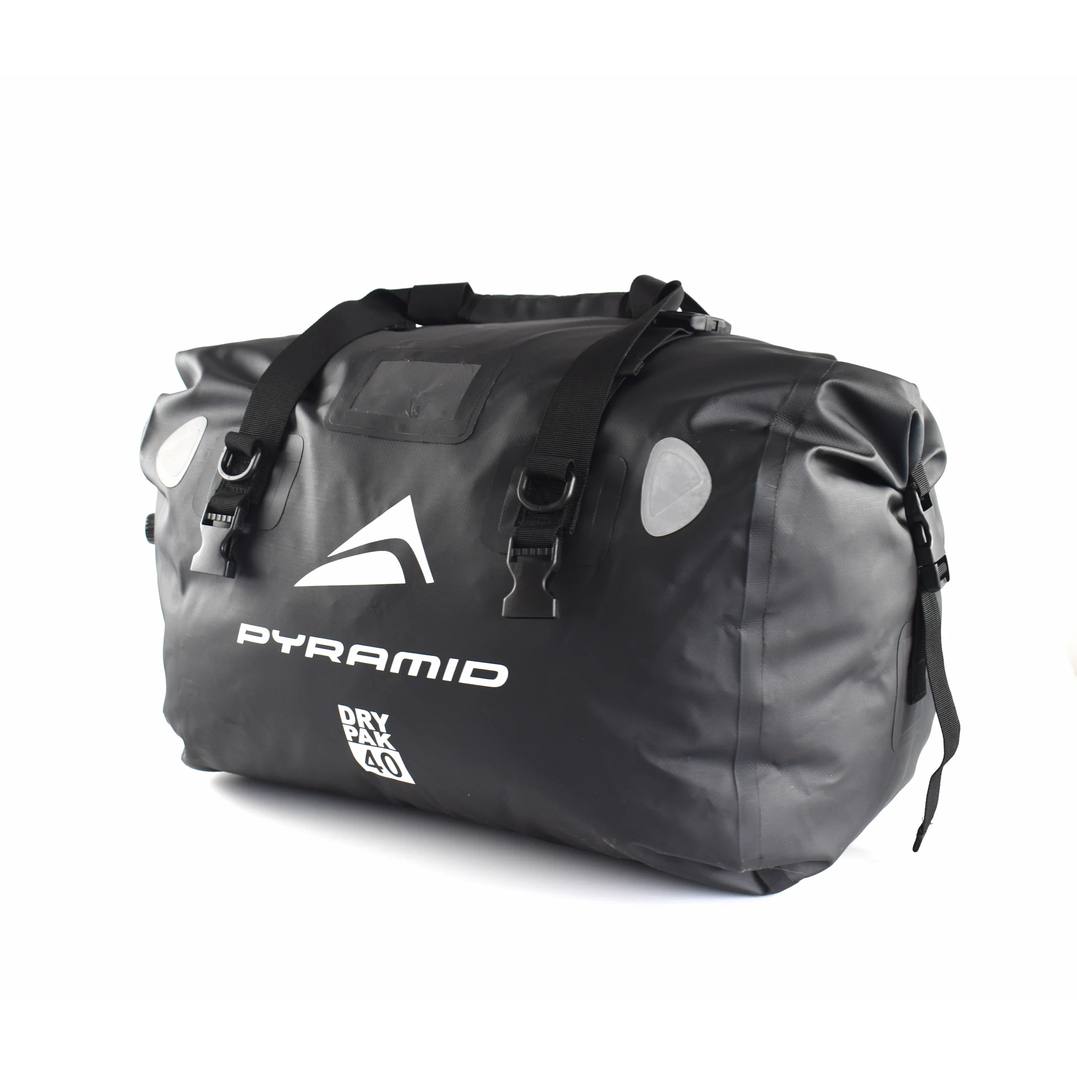 Pyramid Waterproof 40L Motorcycle Duffle Bag | Black - Image 35