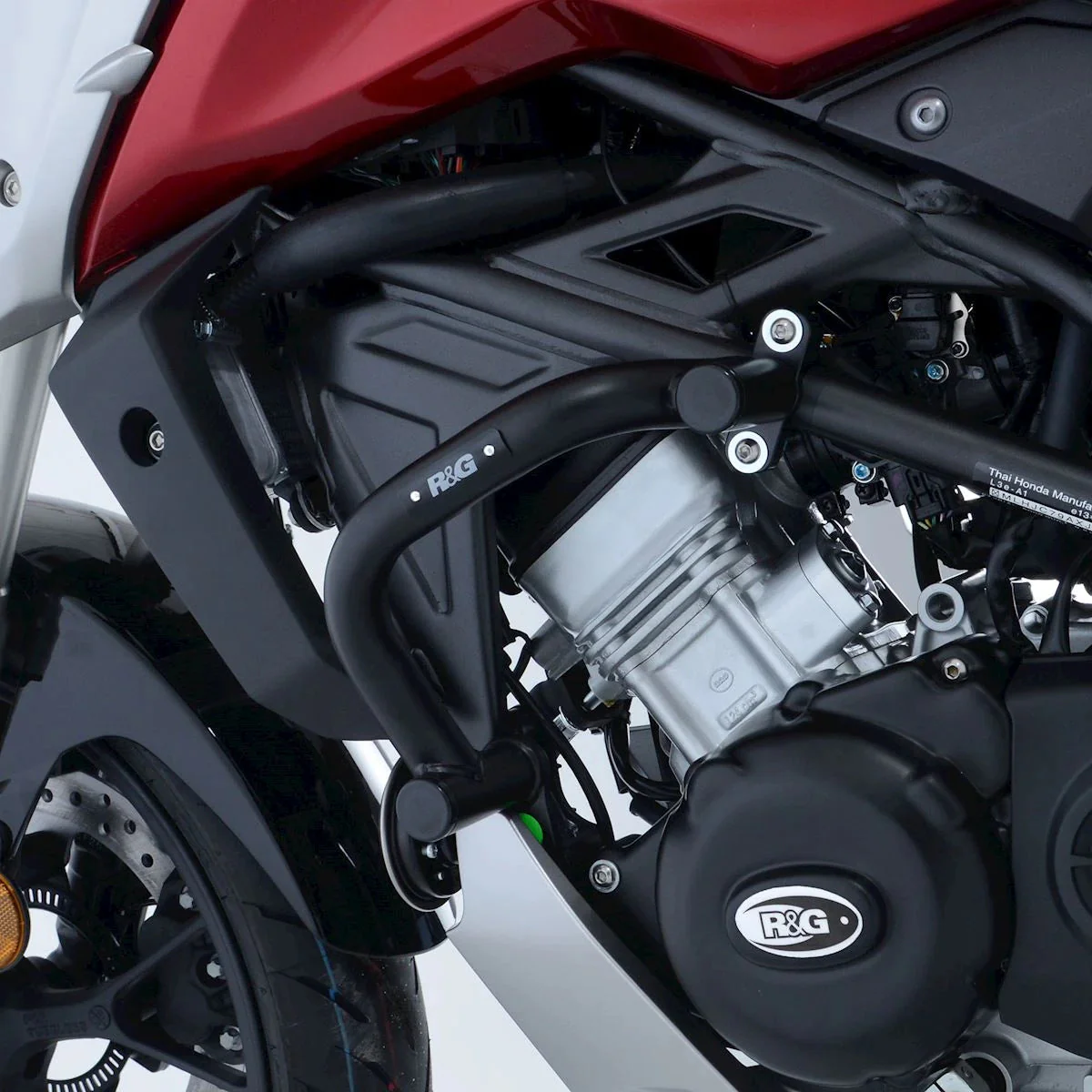 R&G Adventure Bars | Black | Honda CB125R 2018>2024 - Image 2