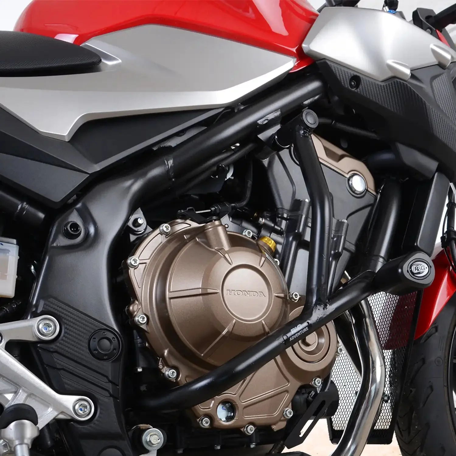 R&G Adventure Bars | Black | Honda NX500 2024>Current - Image 4