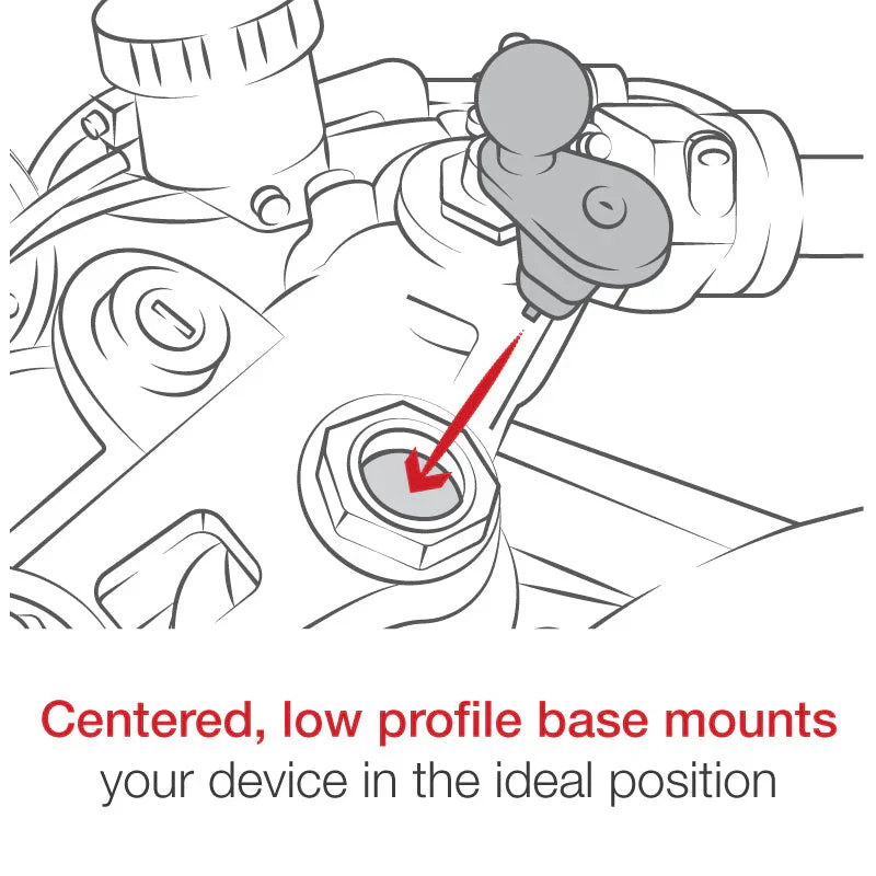 RAM® Motorcycle Fork Stem Ball Base - Image 6
