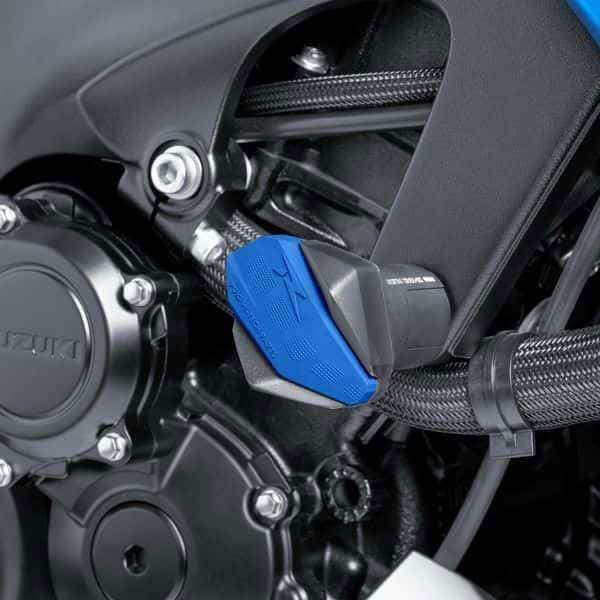 Puig Replacement R12 Frame Sliders (Rubber Caps only) | Blue