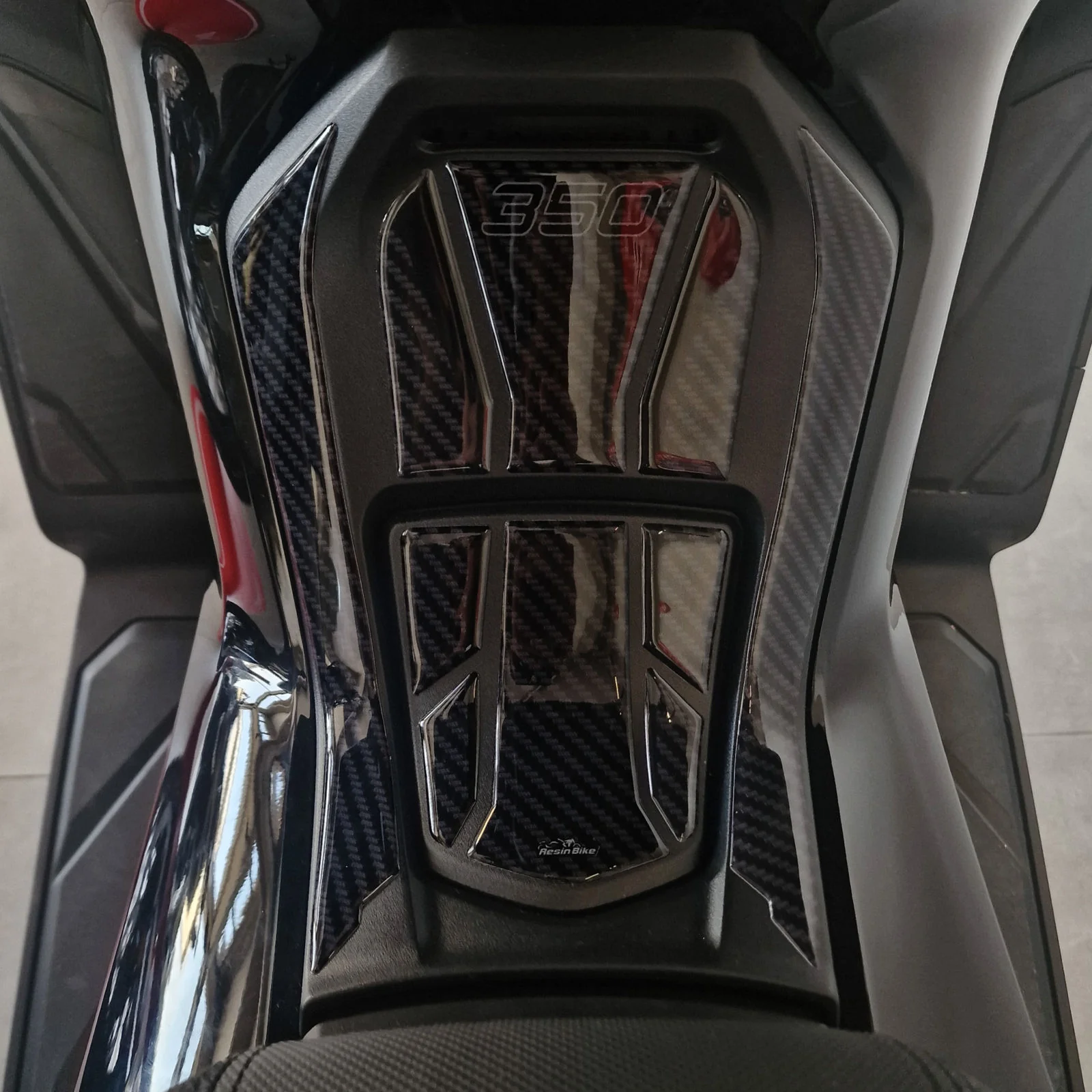 Resin Bike 3D Motorcycle Stickers - Footboard | Honda Forza 350 2022>2025 - Image 2