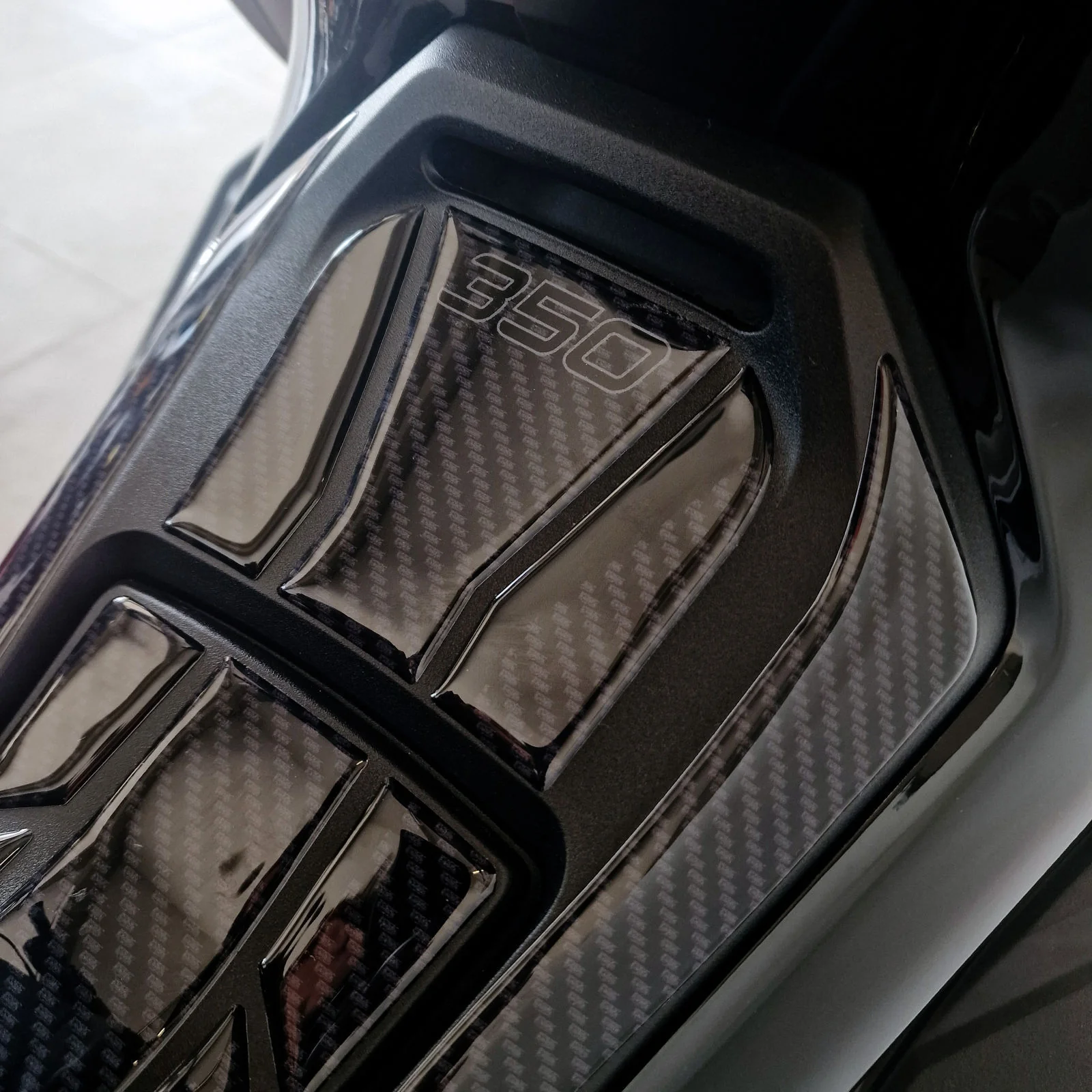Resin Bike 3D Motorcycle Stickers - Footboard | Honda Forza 350 2022>2025 - Image 4