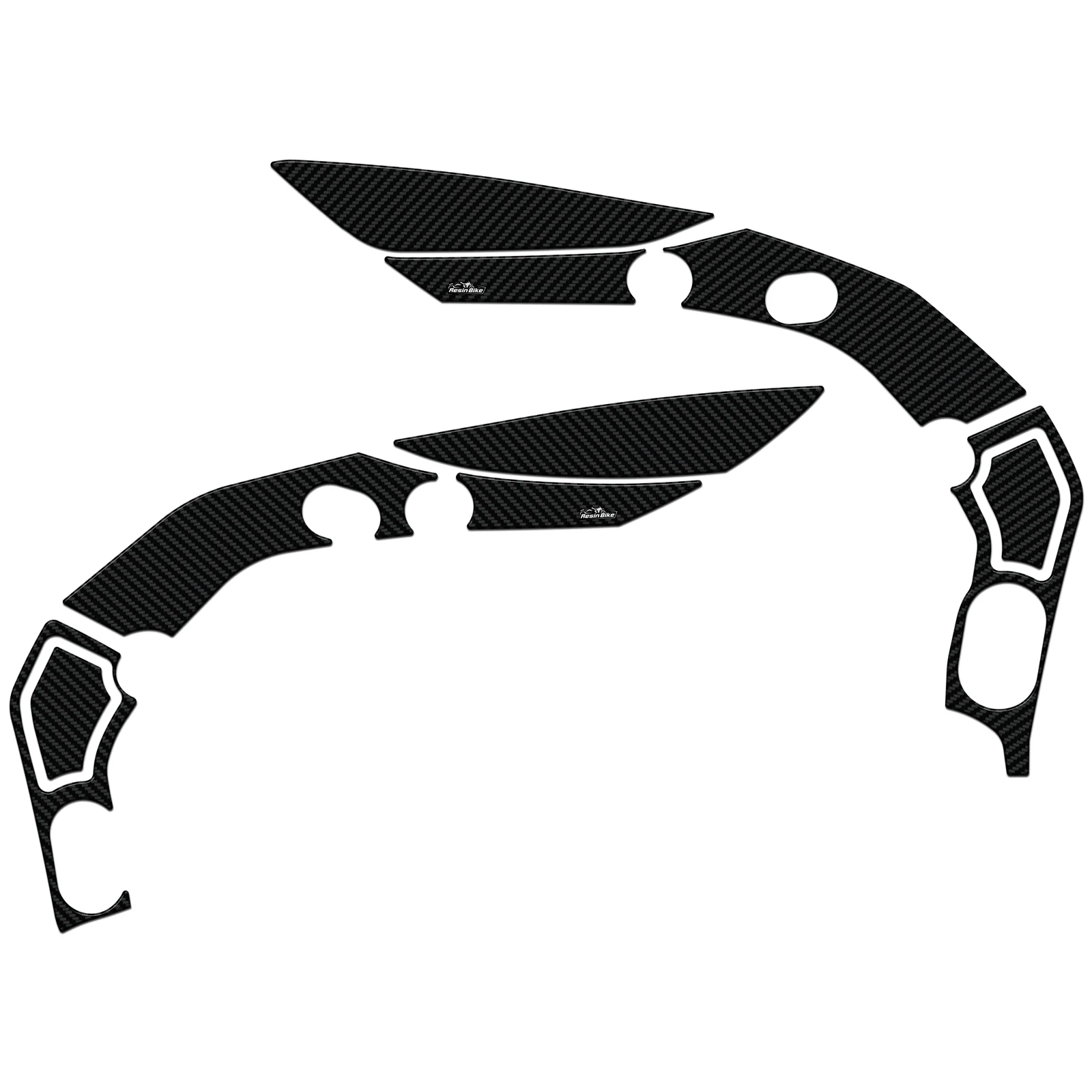 Resin Bike 3D Motorcycle Stickers - Frame Guard | Yamaha MT-09/Tracer 9/9GT/9GT+ 2021>2025