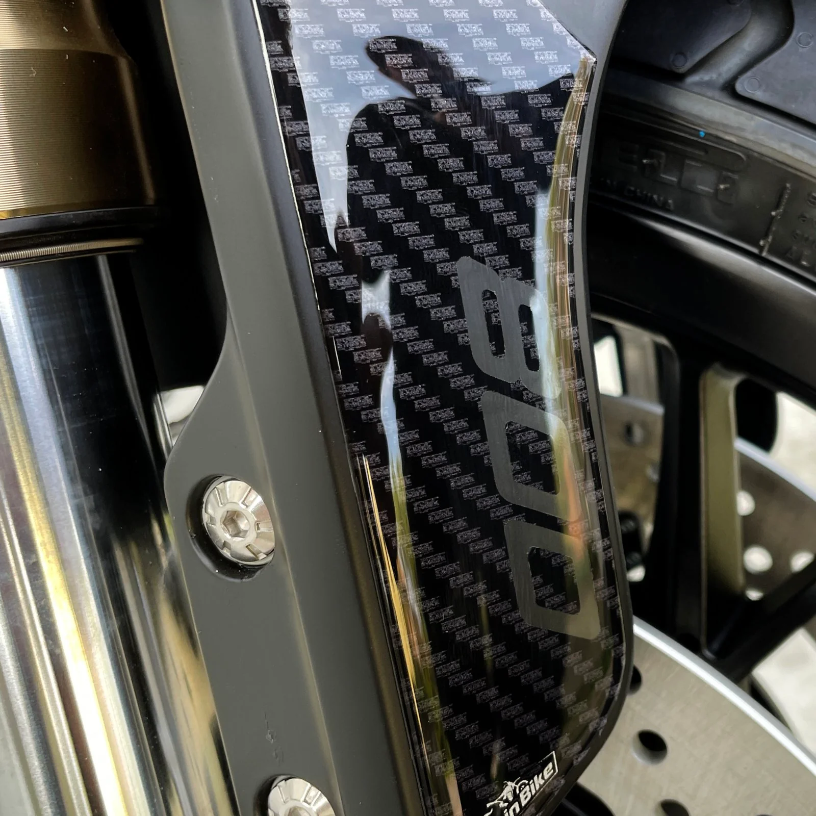 Resin Bike 3D Motorcycle Stickers - Front Fender | Benelli Leoncino 800/Trail 2022>2025 - Image 5