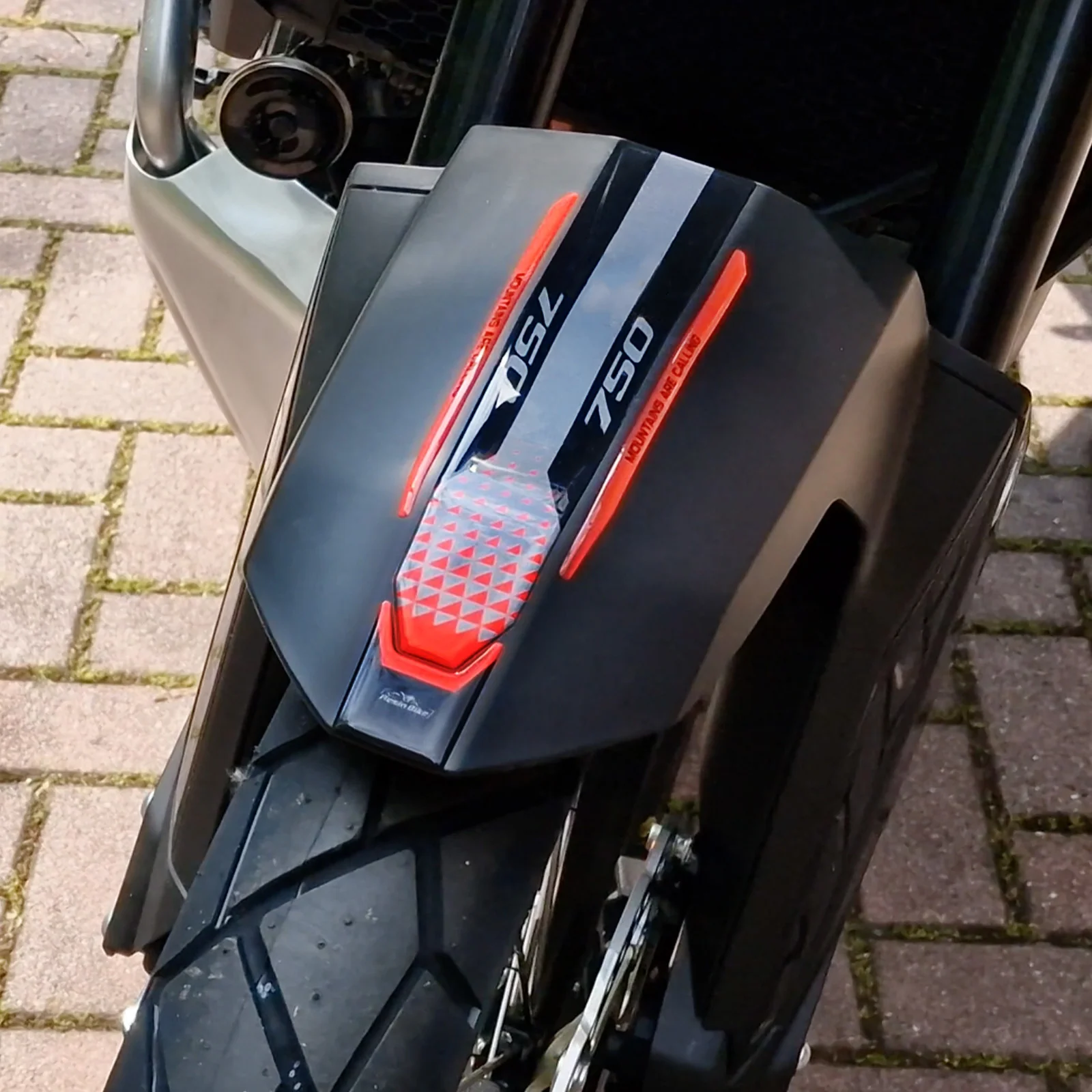 Resin Bike 3D Motorcycle Stickers - Front Fender | Honda XL 750 Transalp 2023>2025 - Image 2