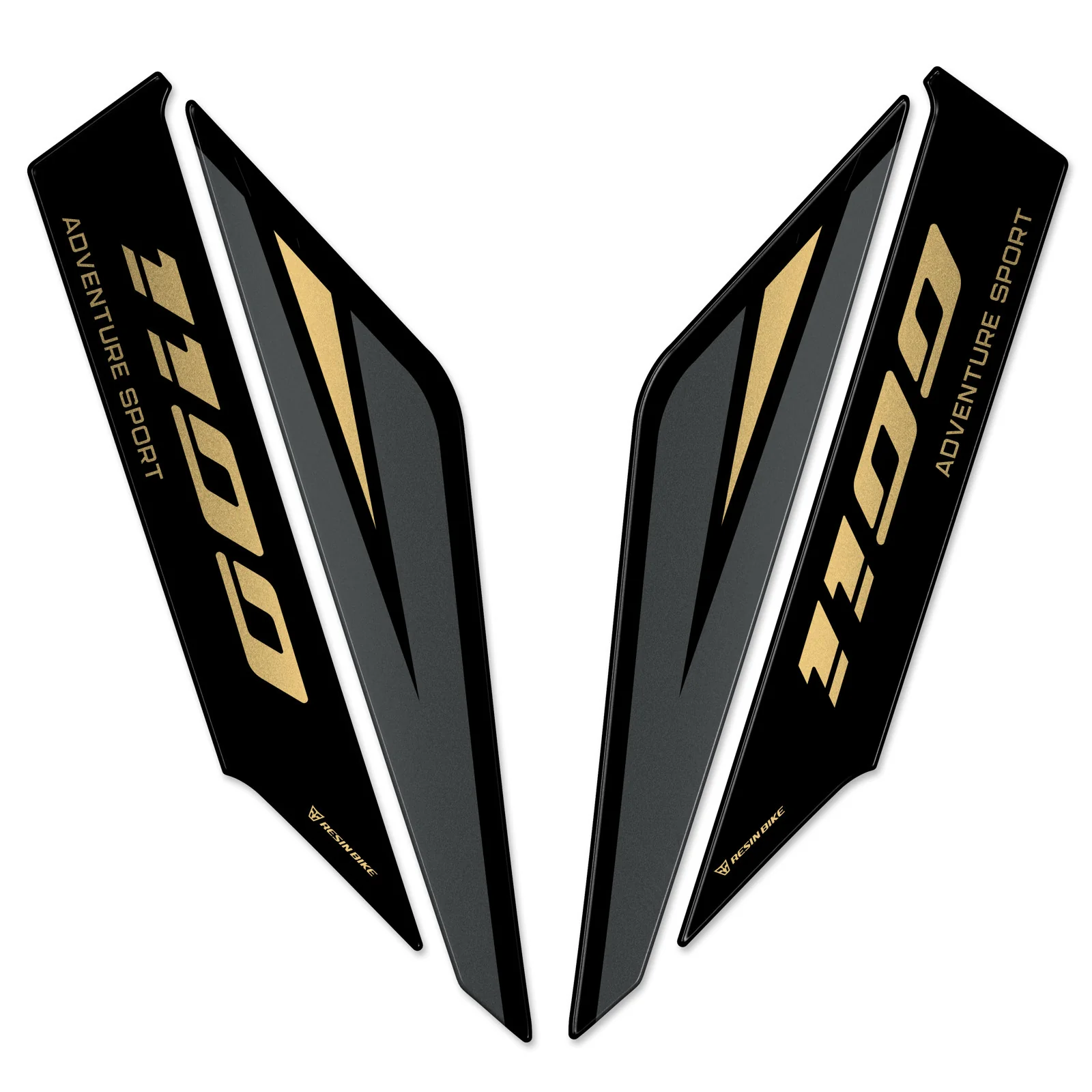 Resin Bike 3D Motorcycle Stickers - Front Fender Sides | Honda CRF 1100 L Africa Twin Adventure Sports 2024>2025