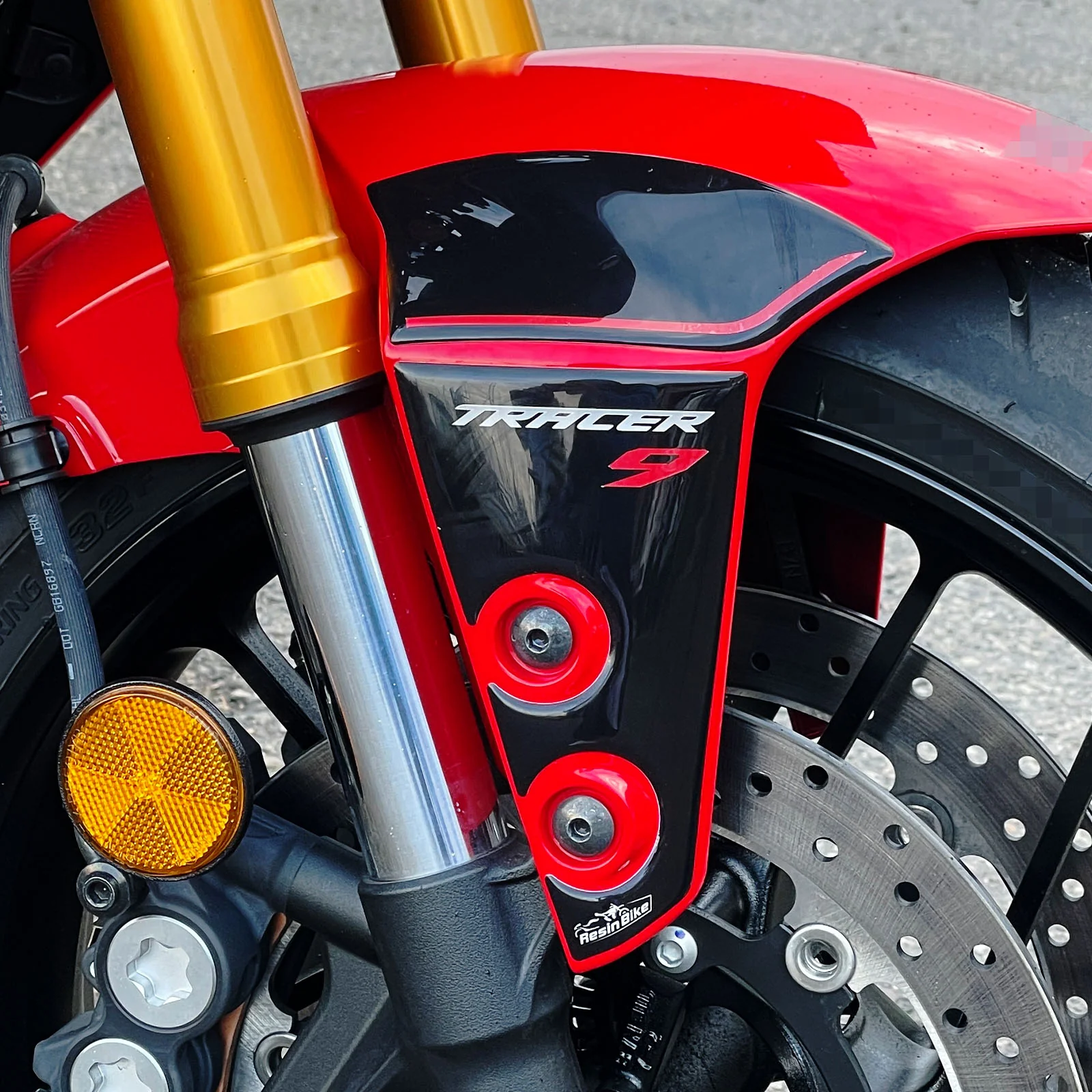 Resin Bike 3D Motorcycle Stickers - Front Fender Sides | Yamaha Tracer 9/9GT/9GT+ 2025>Current - Image 2
